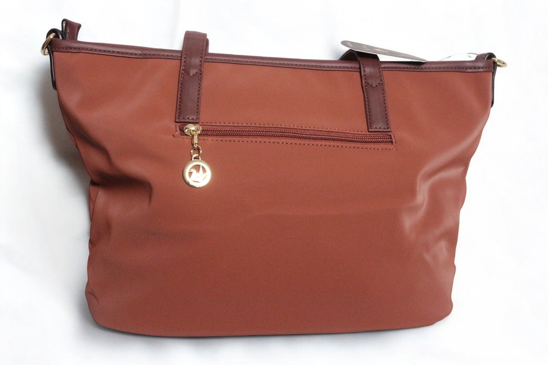 Origami Sac à Bandoulière Cuir synthétique, Polyester Marron   Neuf 6