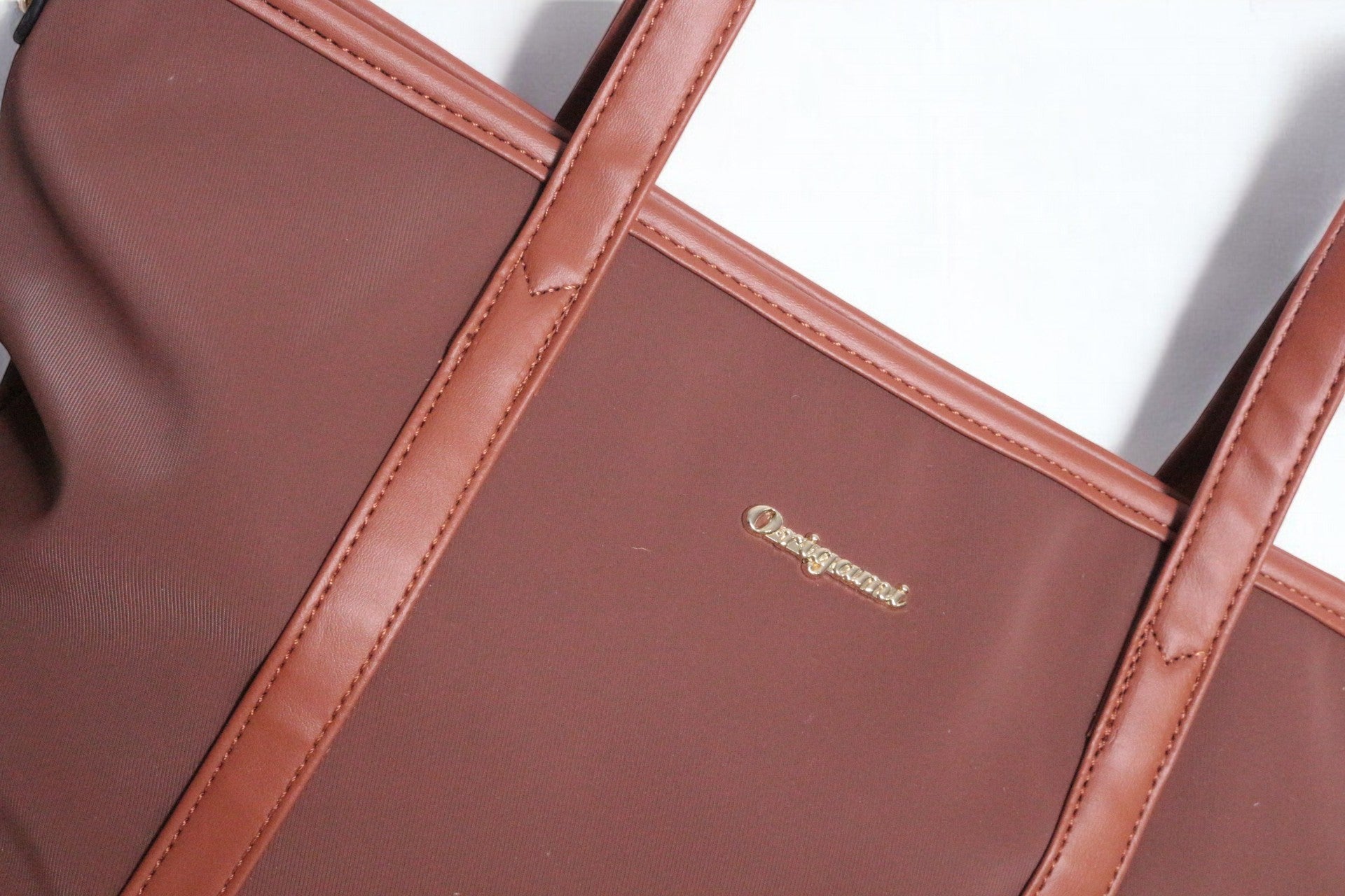 Origami Sac à Bandoulière Cuir synthétique, Polyester Marron   Neuf 10