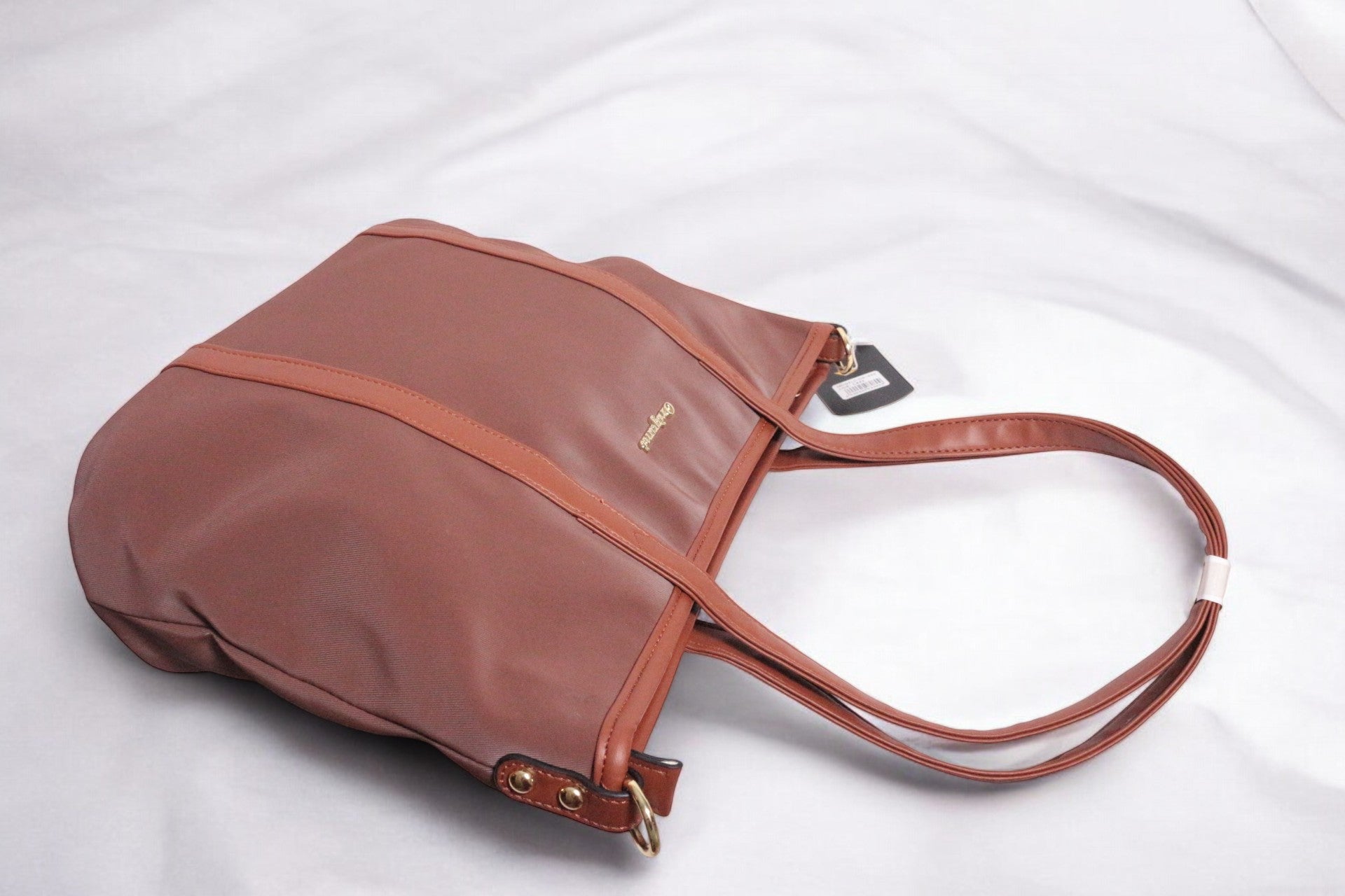 Origami Sac à Bandoulière Cuir synthétique, Polyester Marron   Neuf 17