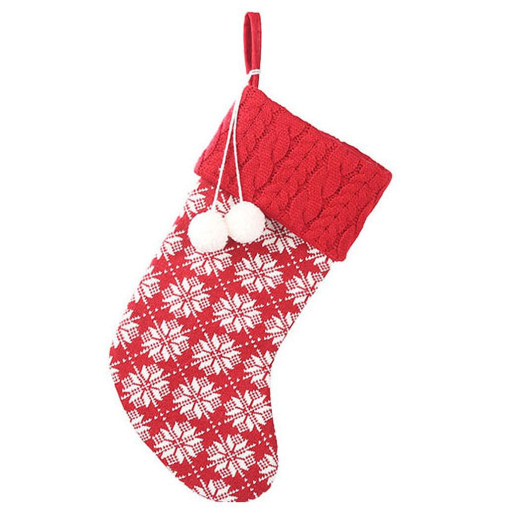 Chaussette de Noël tricotée – photo 4 – Frippin'Dealz