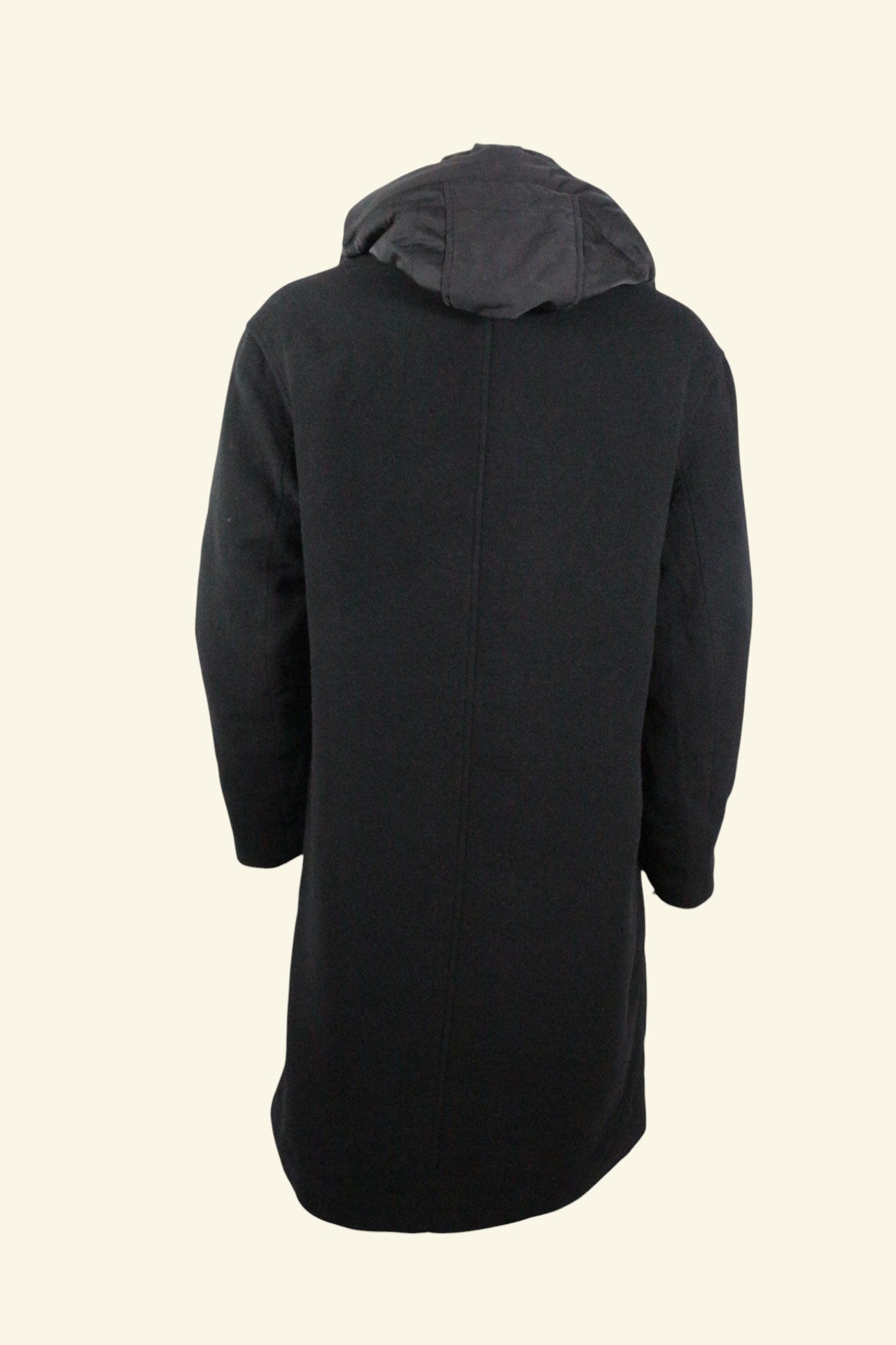 Zara Manteau Long Polyester, Coton Noir L  Neuf 6