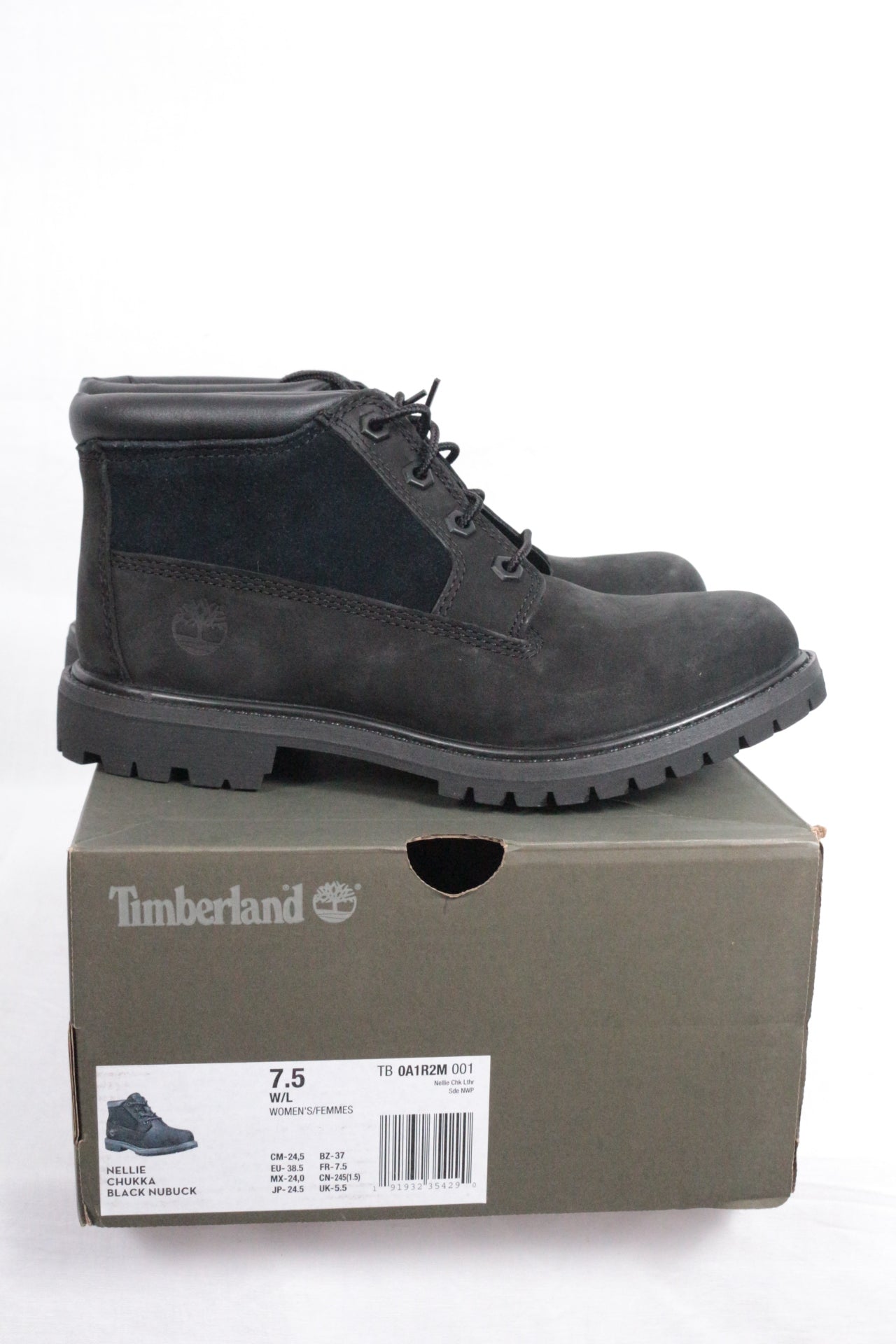 Timberland – Nellie Chukka-Stiefel – Nubuk – Schwarz 9