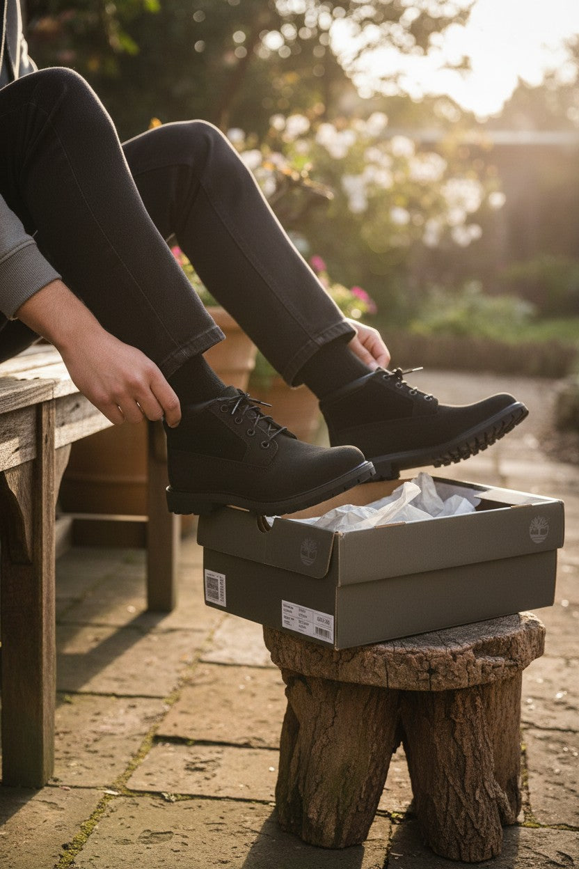 Timberland – Nellie Chukka-Stiefel – Nubuk – Schwarz 11