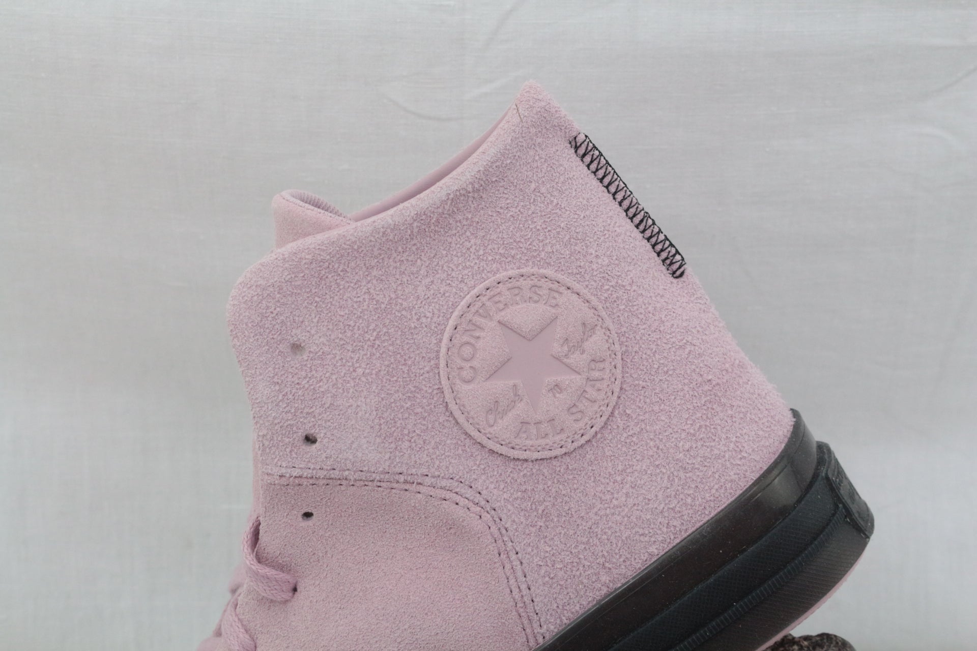 Converse – Chuck 70 Marquis Hi-Top-Sneaker – Leder – Violett, Schwarz 9