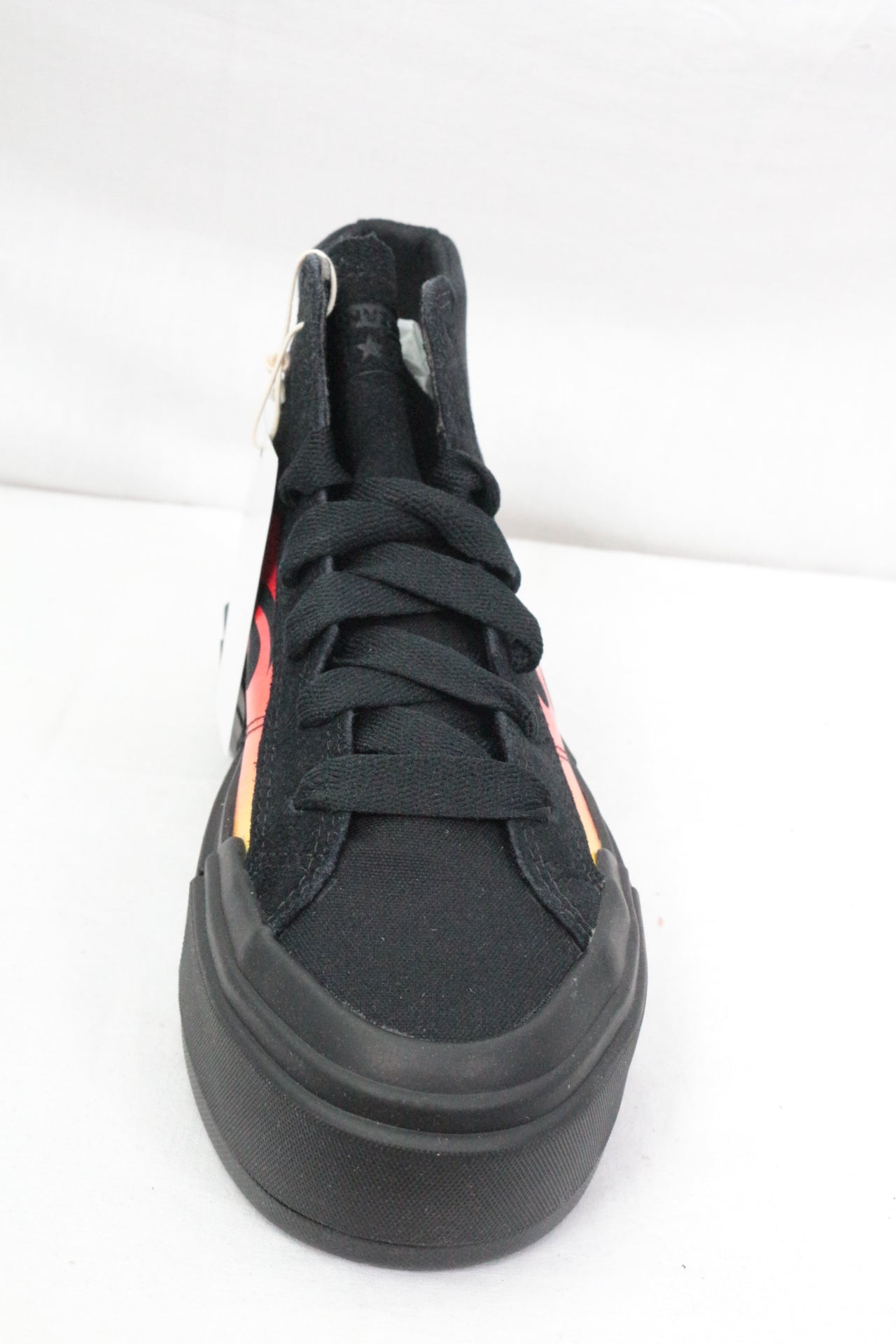 Converse Baskets montantes Cuir, Coton Noir, Rouge  40.5 Neuf 9