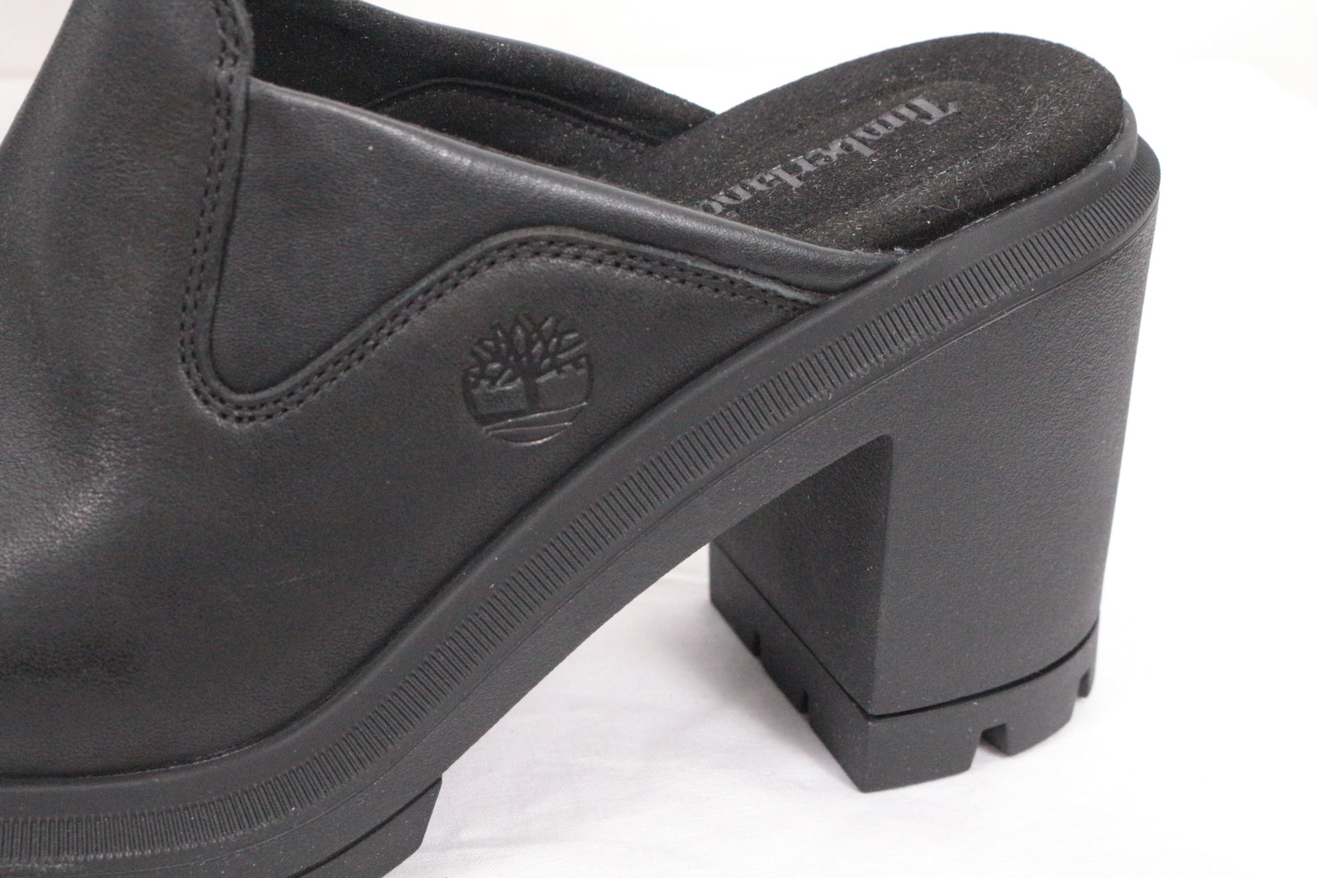 Timberland – Allington Heights Mules – Leder – Schwarz 11
