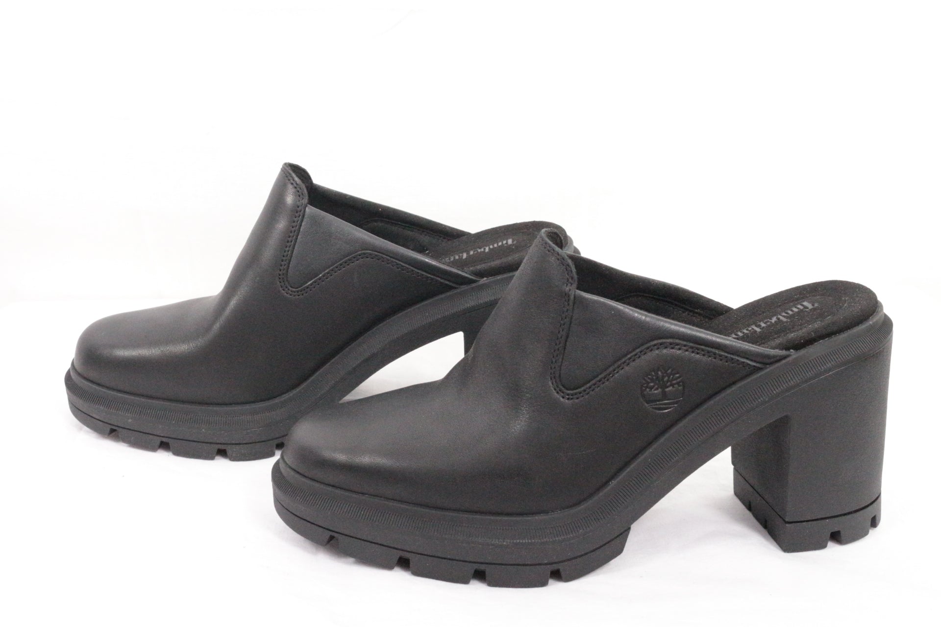 Timberland – Allington Heights Mules – Leder – Schwarz 6