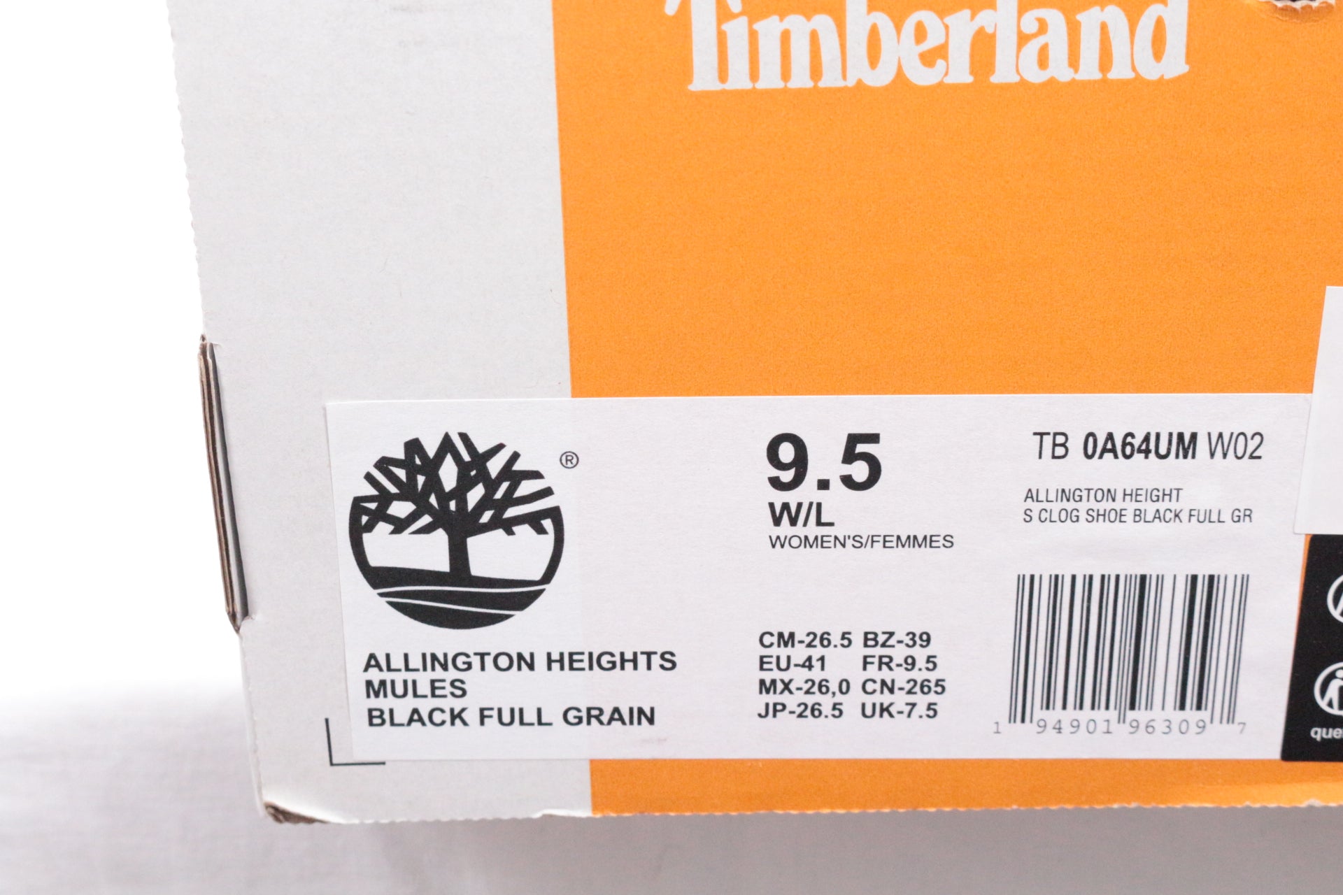 Timberland – Allington Heights Mules – Leder – Schwarz 5