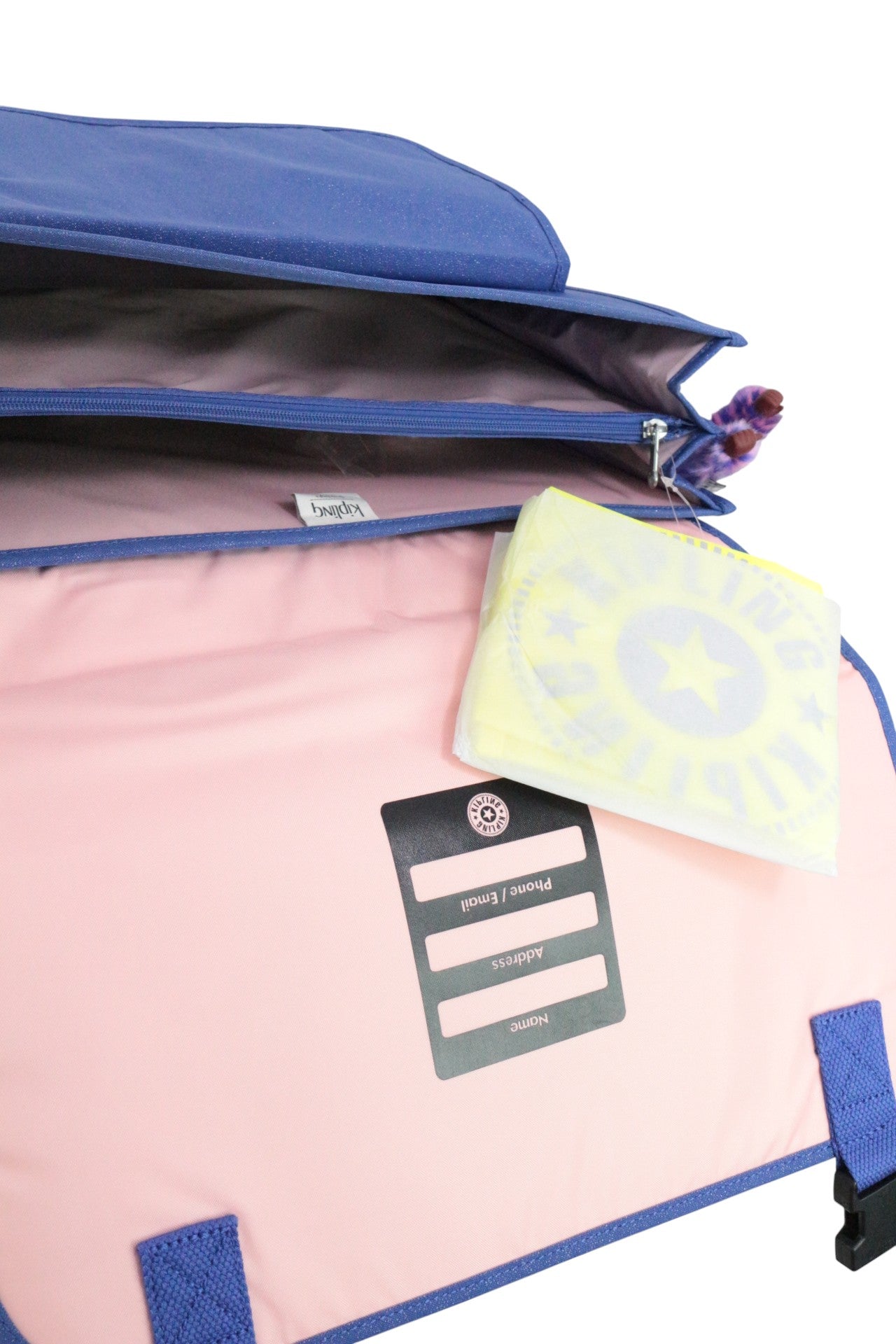 Kipling Preppy Cartable Scolaire Neuf avec Étiquette Sac École Rabat Singe Iconique 12