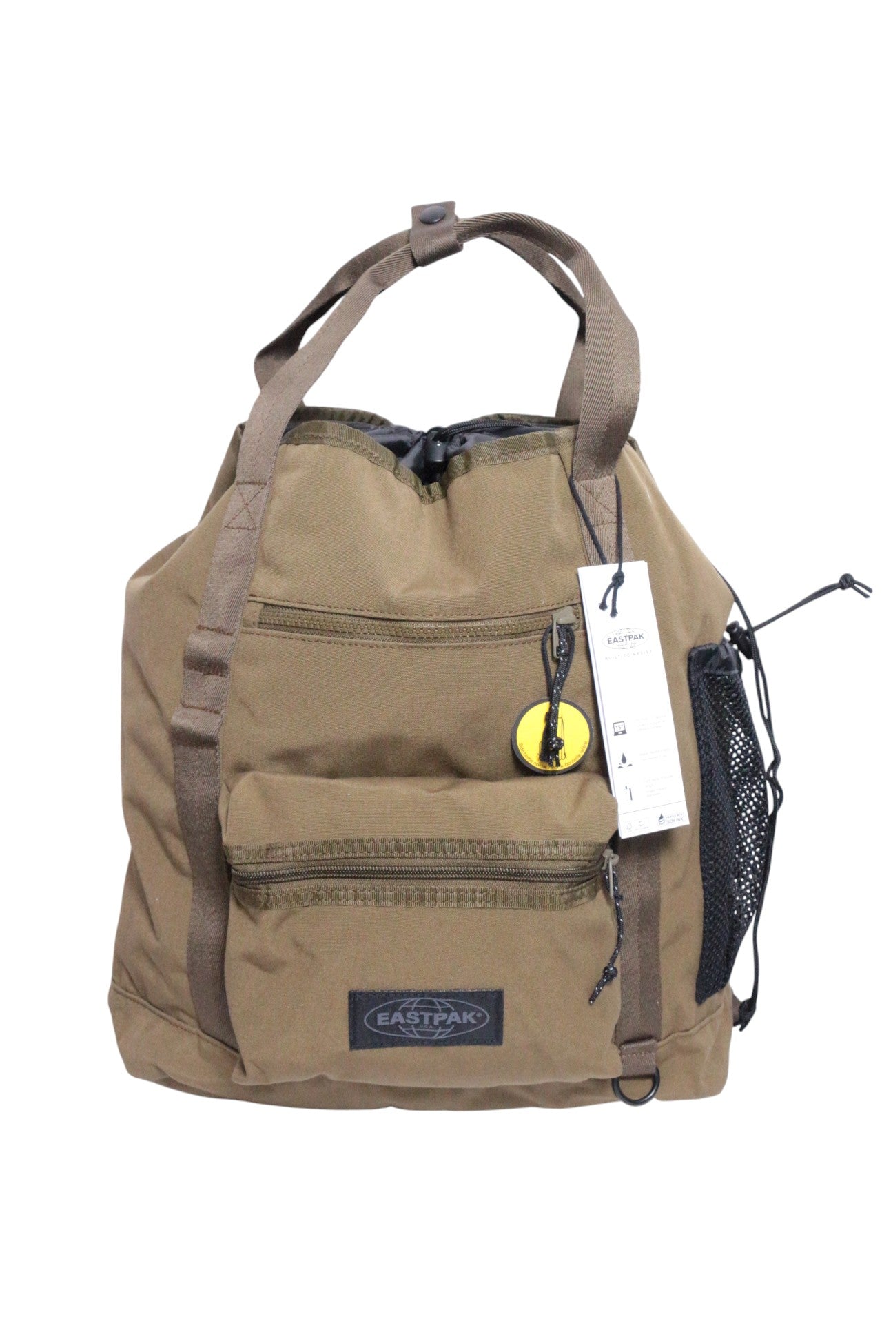 Eastpak Mynder 23L Sac à Dos & Cabas Rooted Khaki 15" Déperlant Multifonction Neuf avec Étiquette
