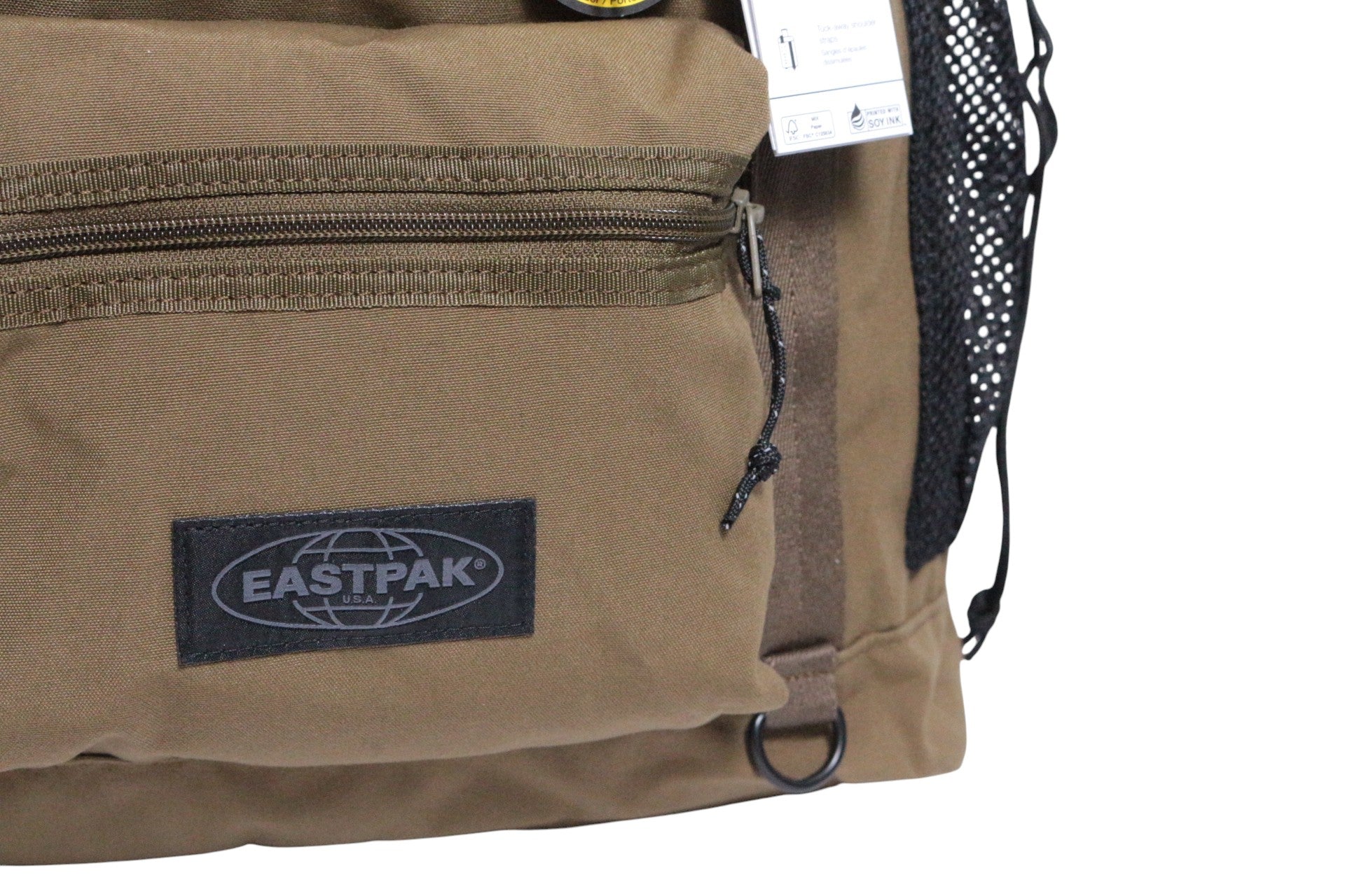 Eastpak Mynder 23L Sac à Dos & Cabas Rooted Khaki 15" Déperlant Multifonction Neuf avec Étiquette