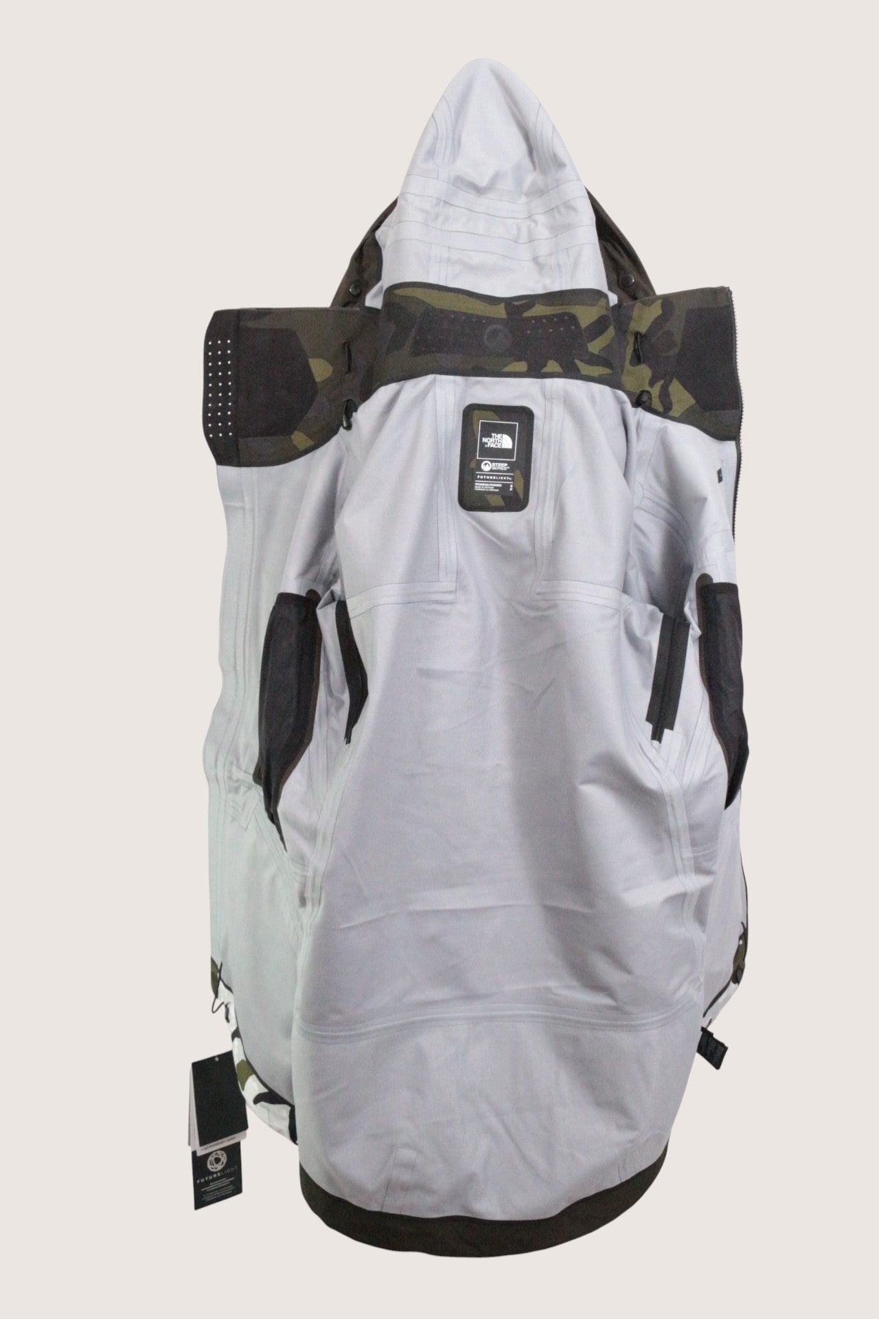 The North Face Blouson Polyamide, Polyester Kaki, Blanc, Noir S  Neuf 13