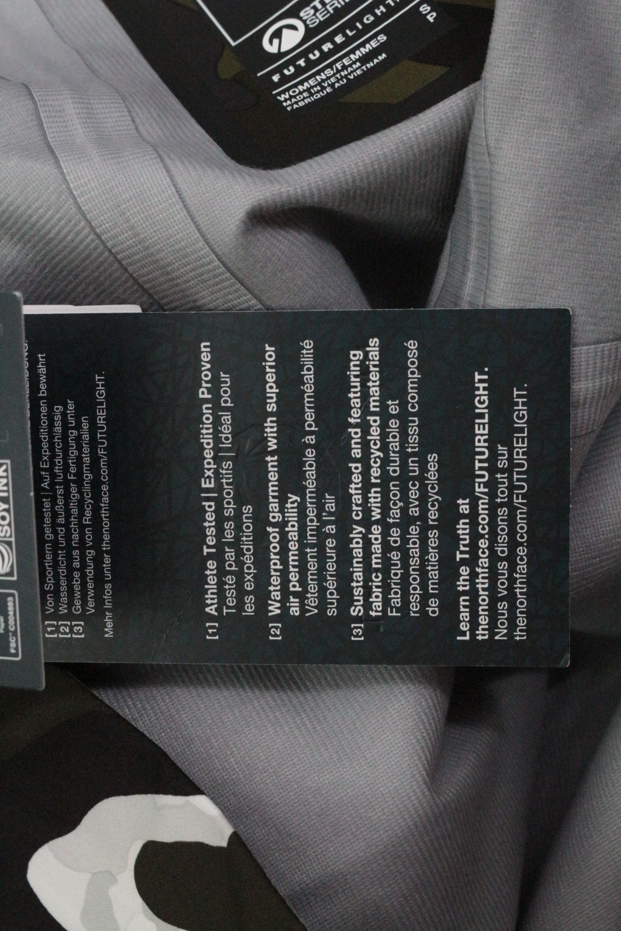 The North Face Blouson Polyamide, Polyester Kaki, Blanc, Noir S  Neuf 18