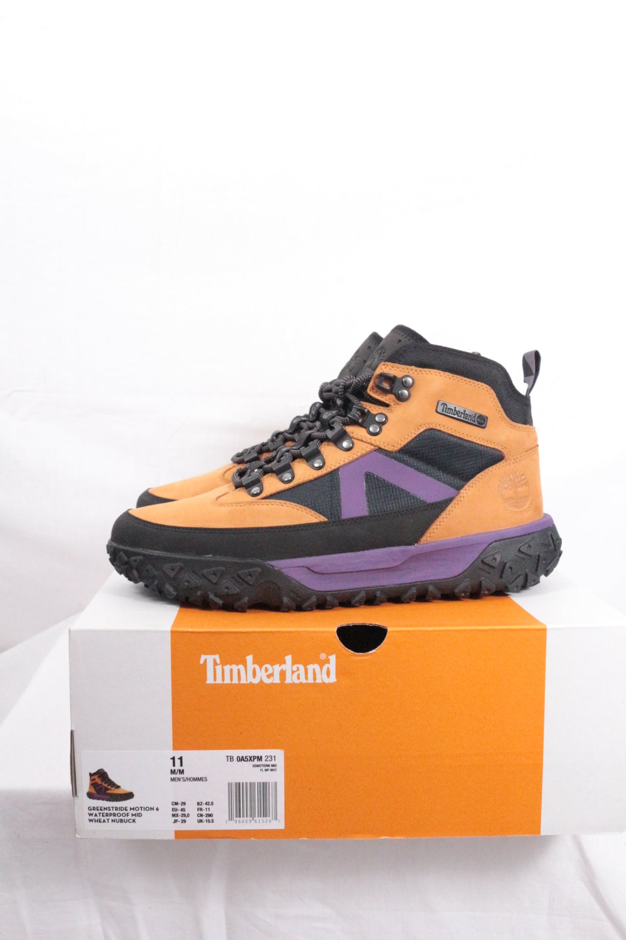 Timberland Chaussure de randonnée Daim Violet, Noir, Camel   Neuf
