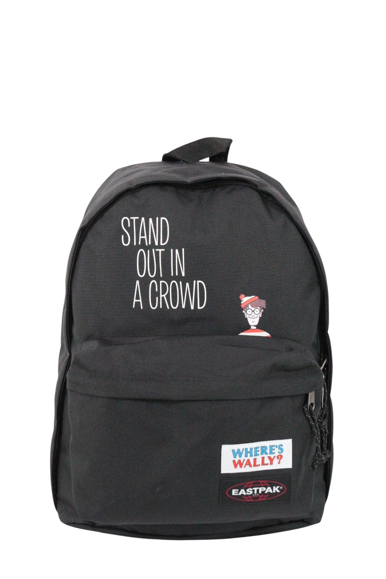 Sac à Dos Eastpak Out Of Office Where's Wally? Noir 27L Compatible PC 14" Neuf avec Étiquette