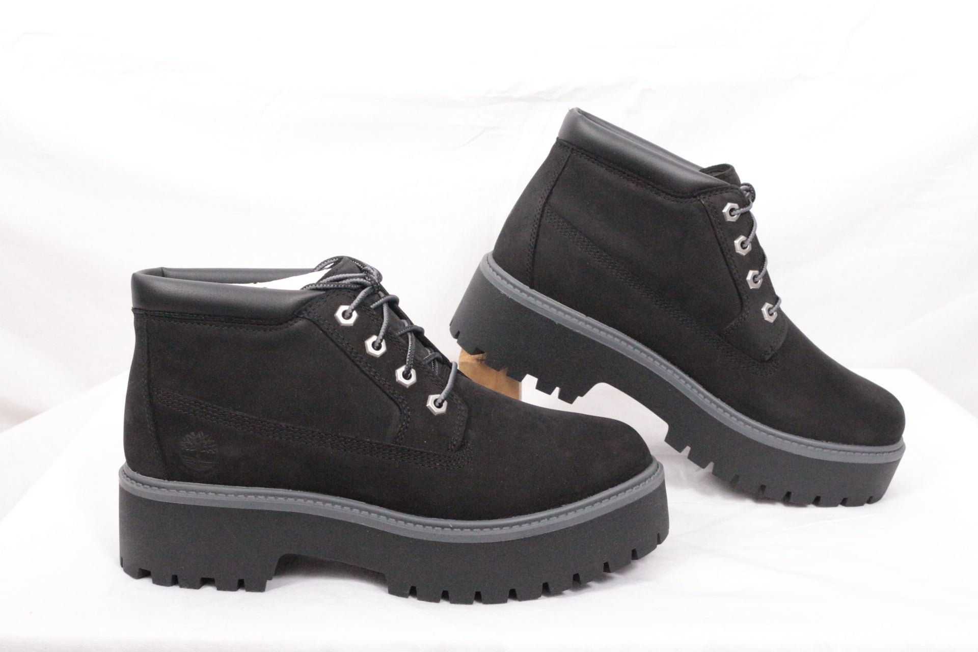 Timberland – Heritage Platform Chukka Schnürstiefeletten – Nubuk – Schwarz 12