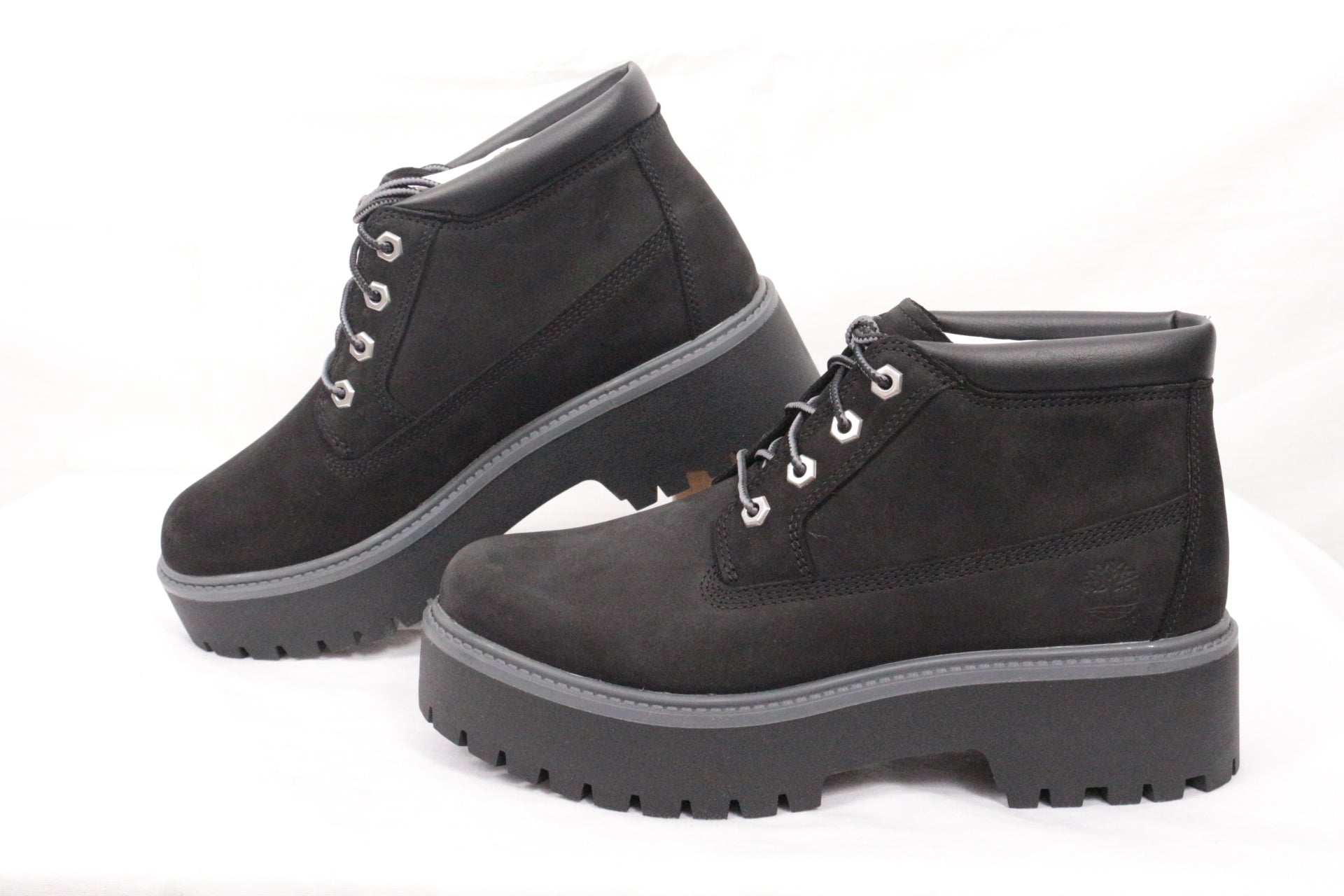 Timberland – Heritage Platform Chukka Schnürstiefeletten – Nubuk – Schwarz 8
