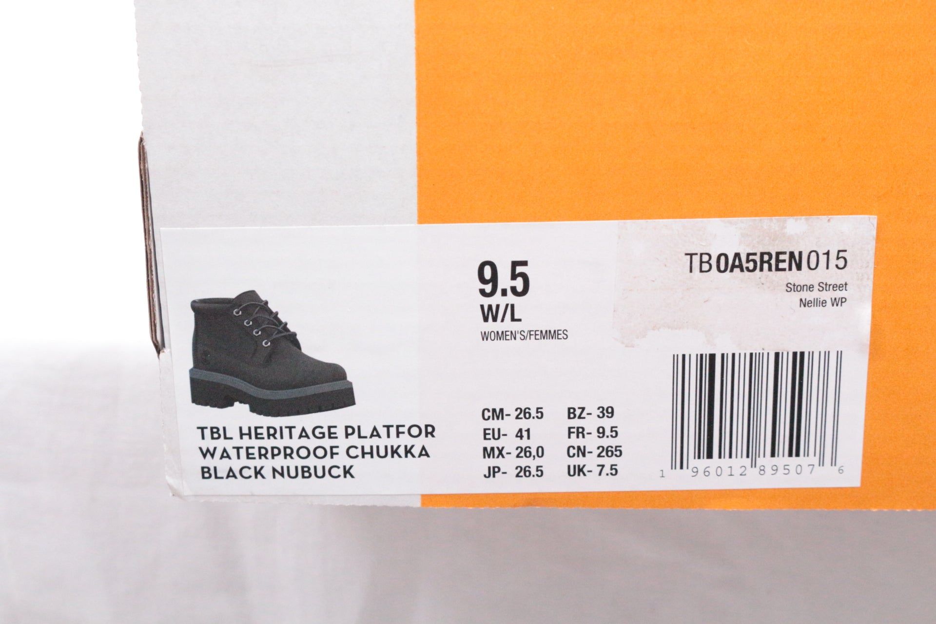 Timberland – Heritage Platform Chukka Schnürstiefeletten – Nubuk – Schwarz 4