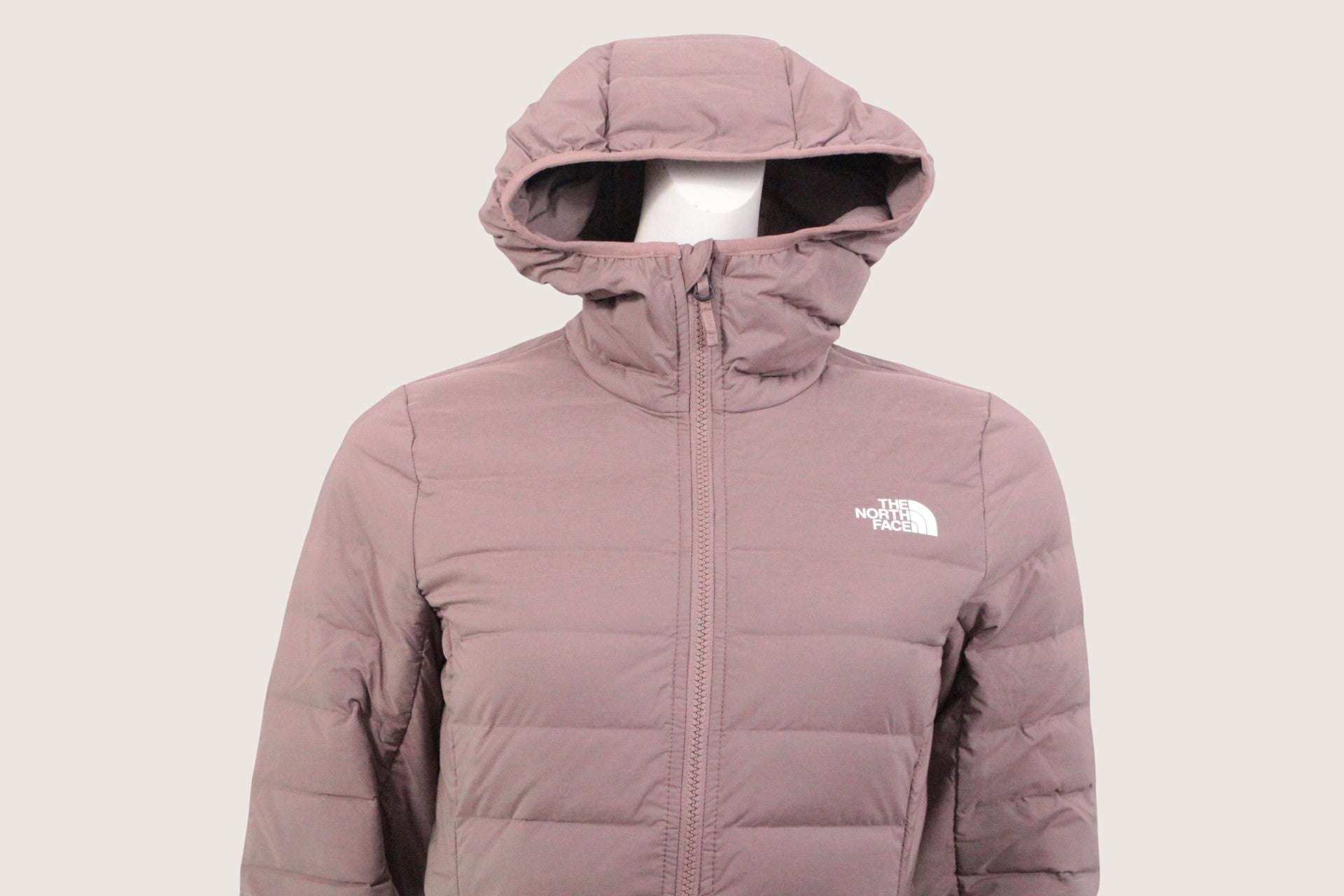 The North Face – Daunenjacke Belleview long stretch down – Taupe 4