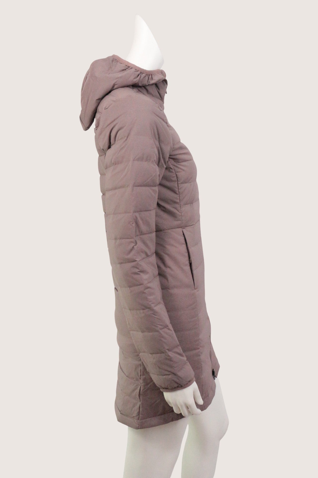 The North Face – Daunenjacke Belleview long stretch down – Taupe 3