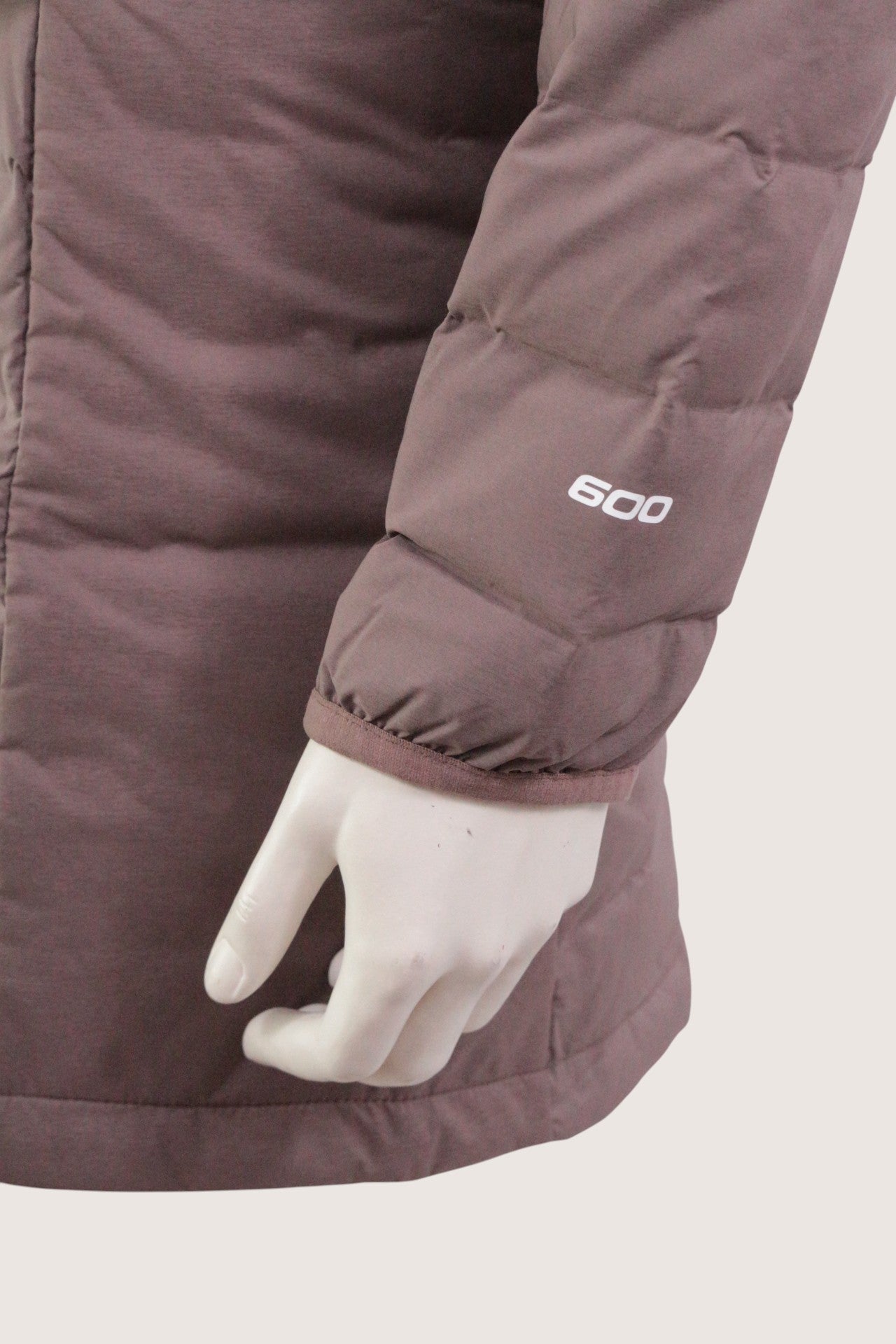 The North Face – Daunenjacke Belleview long stretch down – Taupe 9