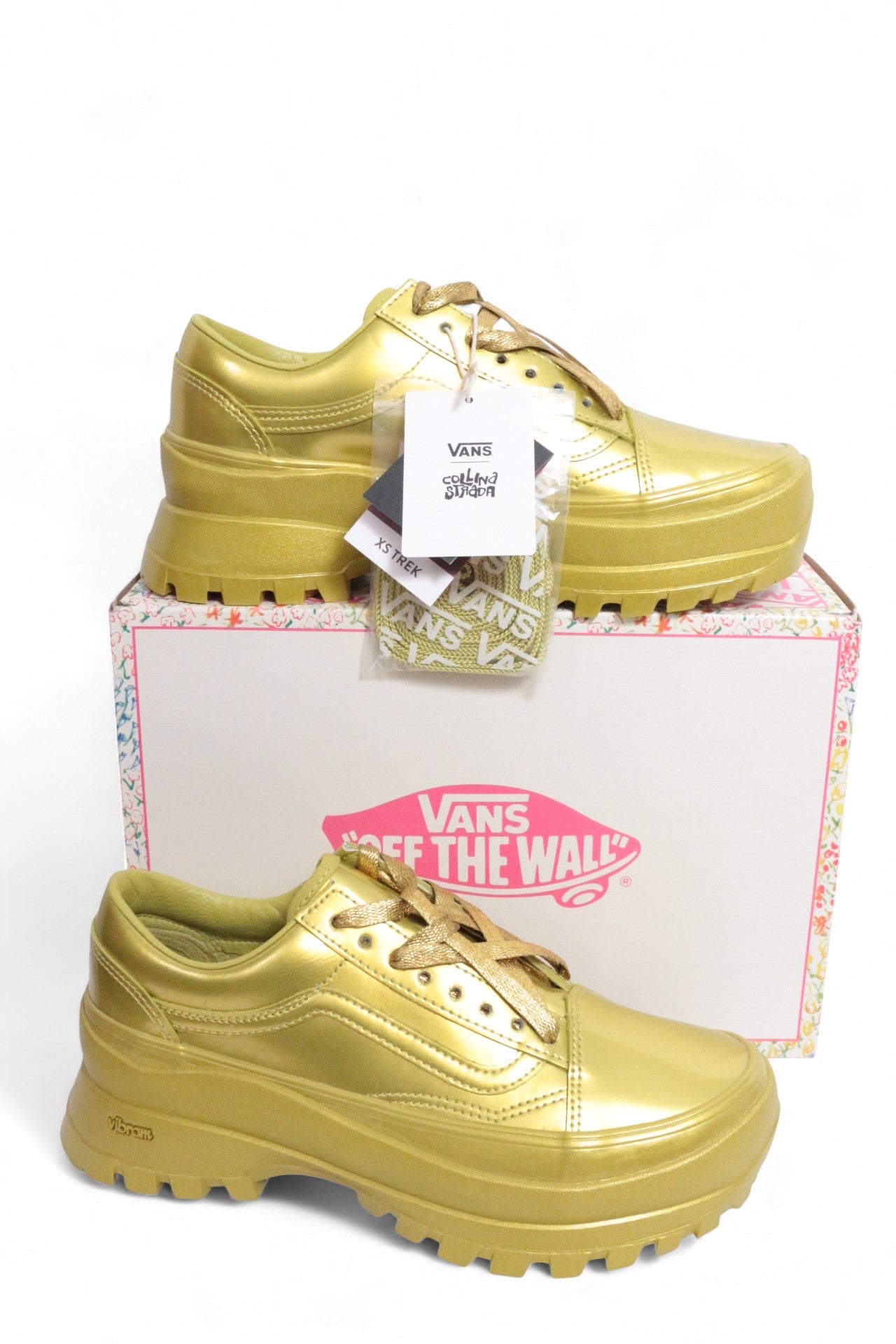 Van's Baskets Cuir Doré   Neuf