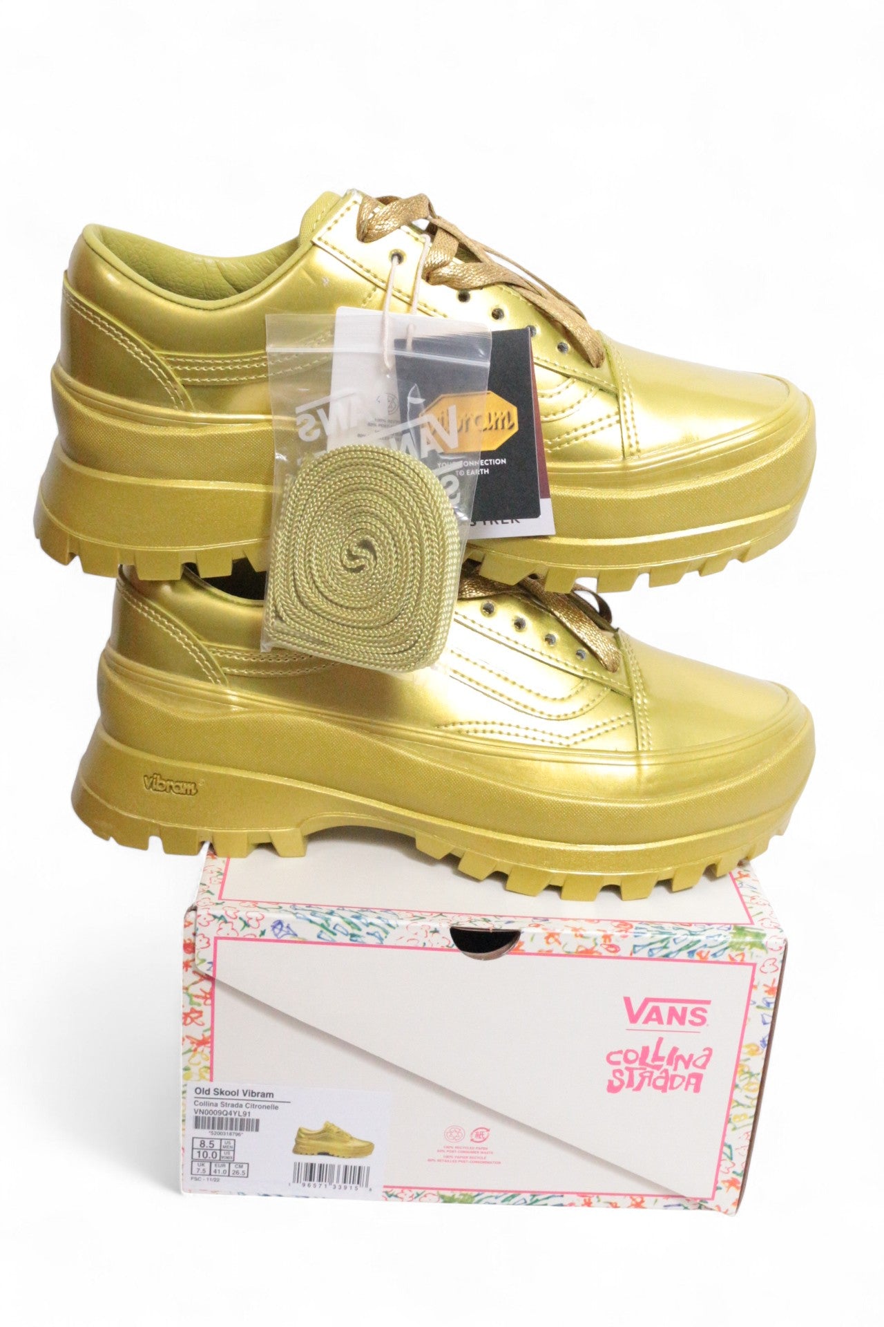 Vans – Sneaker Vans x collina – Leder – Gold 15