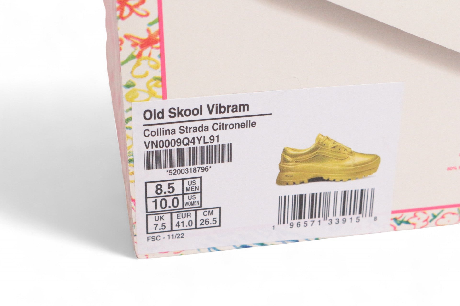 Vans – Sneaker Vans x collina – Leder – Gold 16
