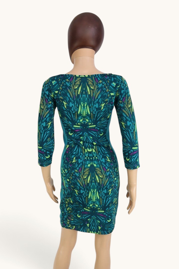 Robe courte M by Mosquitos moulante imprimé vert bleu 38 | Frippin'Dealz – photo 8
