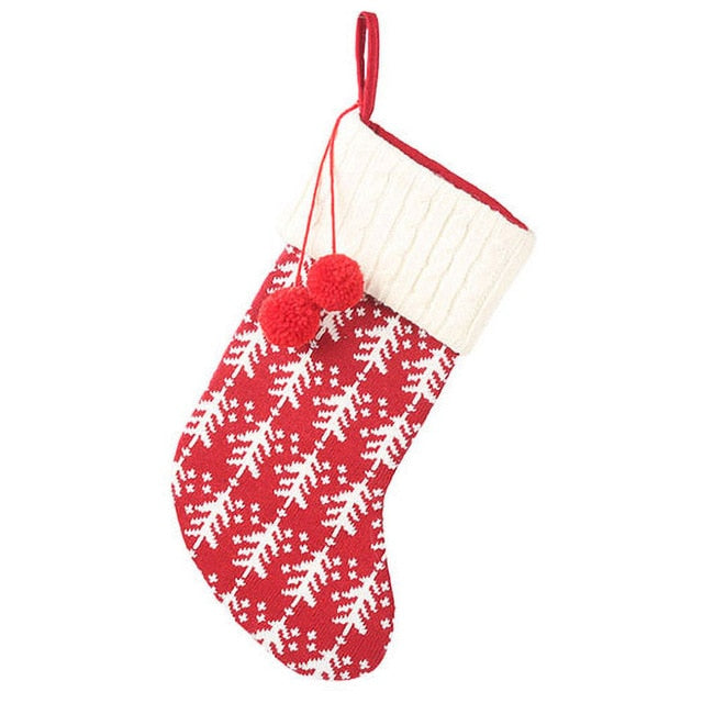 Chaussette de Noël tricotée – photo 8 – Frippin'Dealz