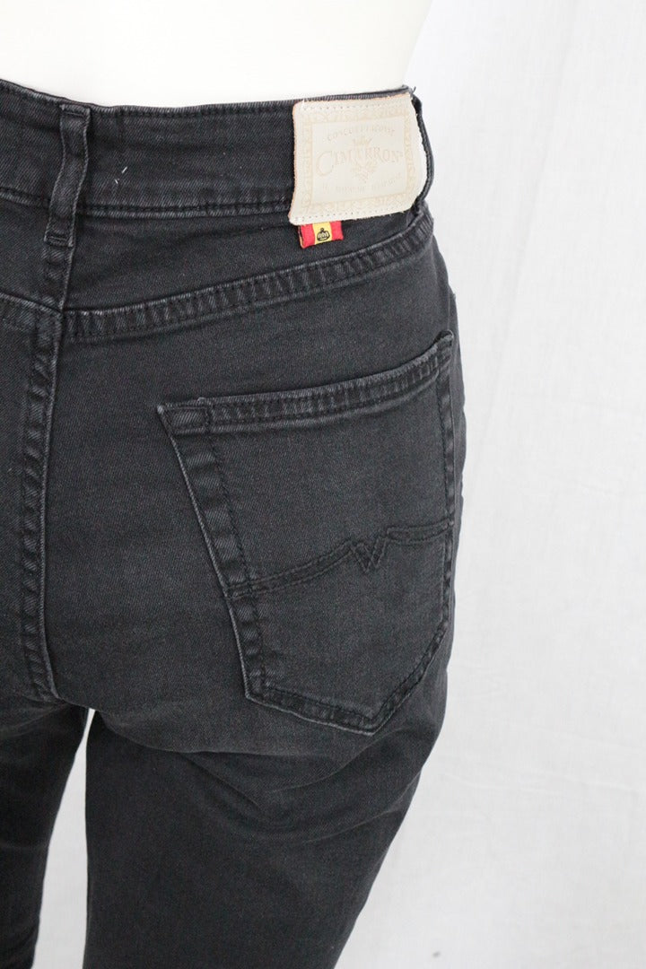 Jean évasé noir Cimarron taille haute 34 - Neuf avec étiquette vintage 90s 6