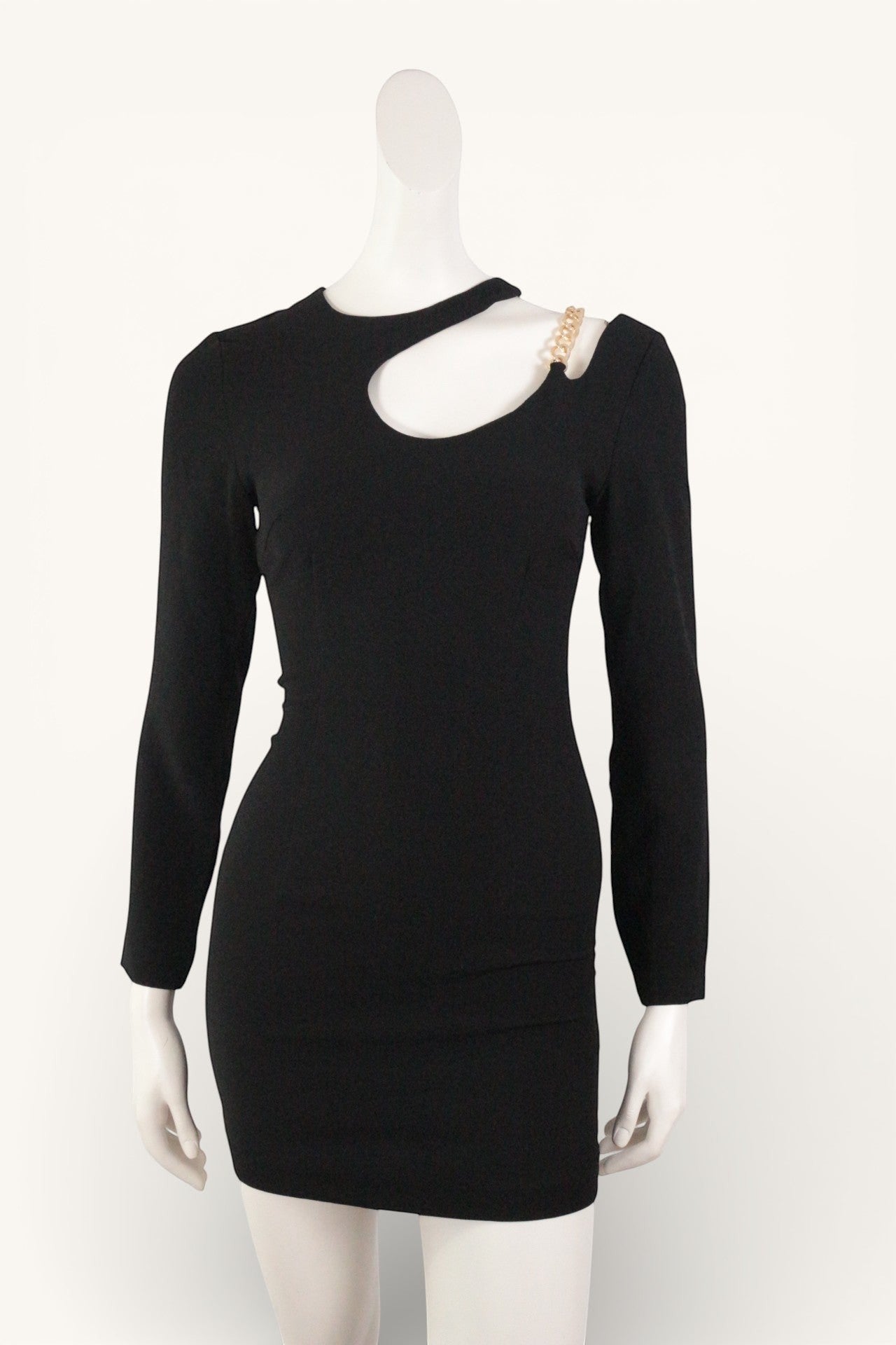 Zara Robe courte Polyester Noir   Neuf