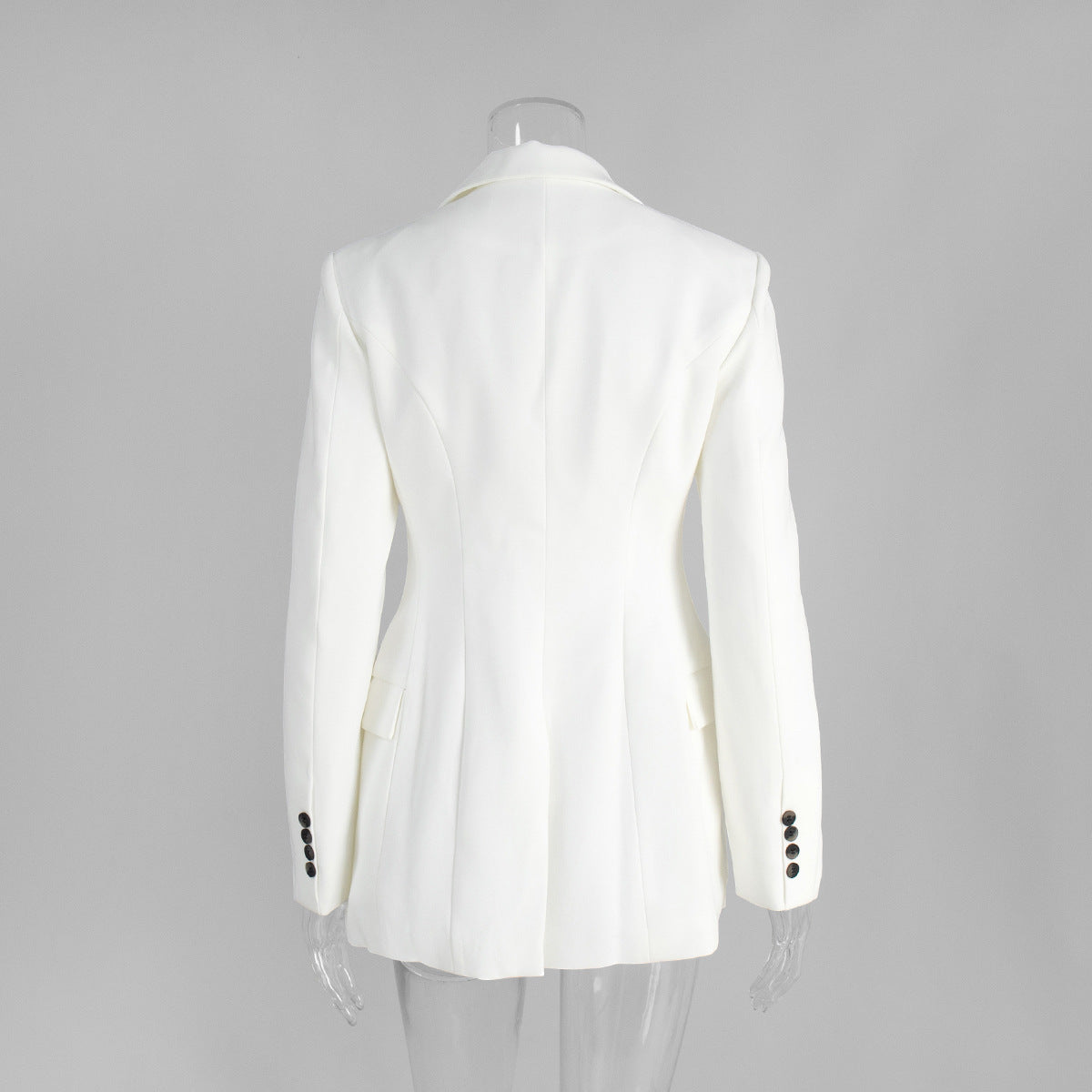 Blazer femme cintré col V – photo 8 – Frippin'Dealz