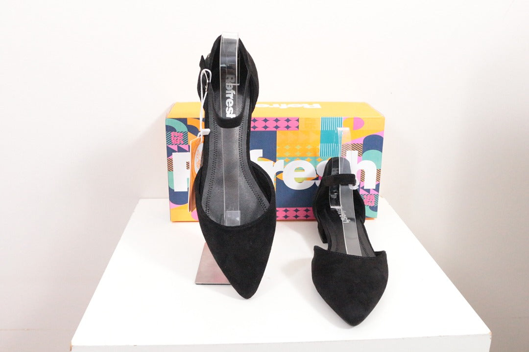 Escarpins petits talons noirs Refresh taille 39 6