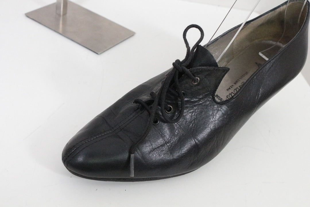 Escarpins noirs Gérard de Paris en cuir talon 5cm taille 36 7