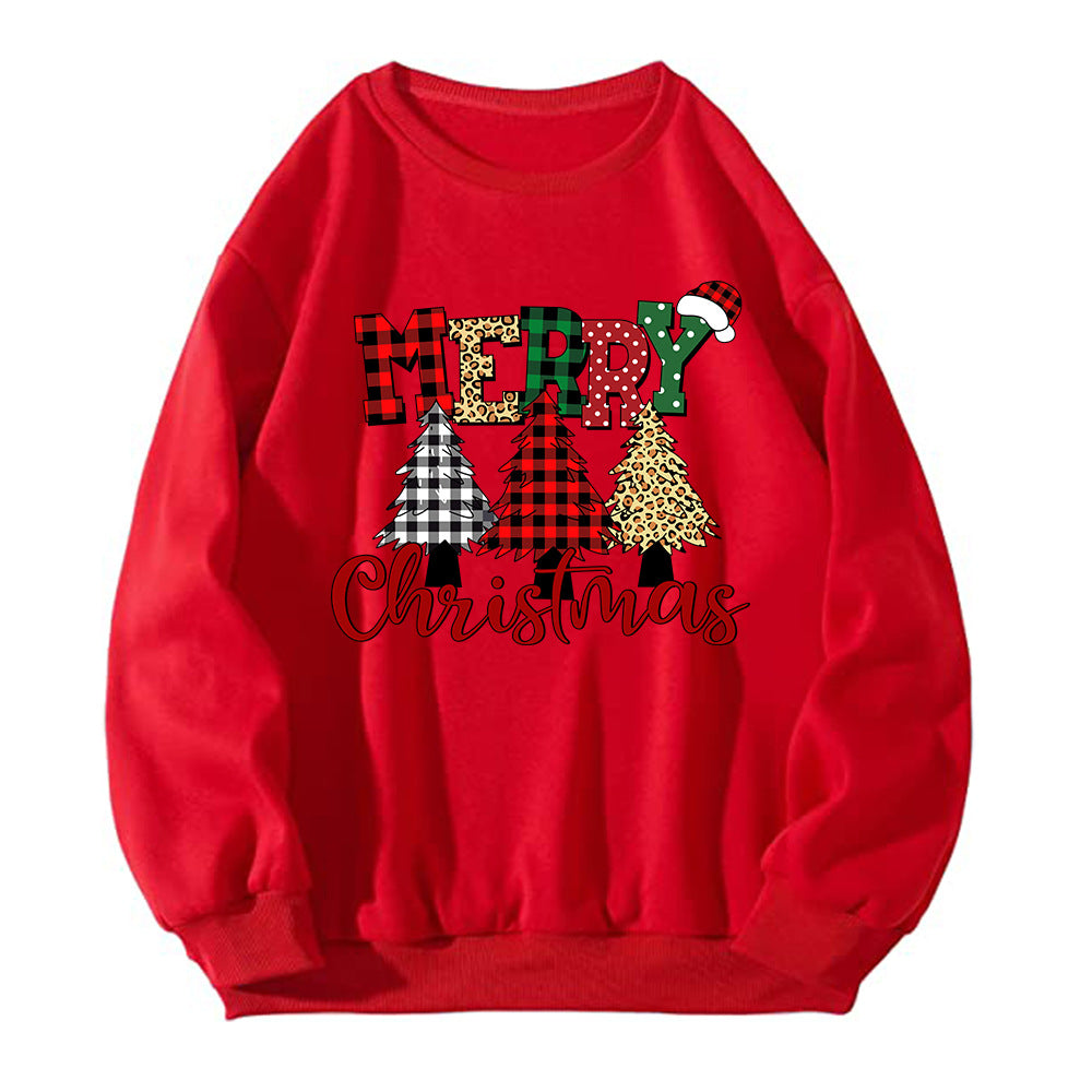 Sweat oversize Merry Christmas tartan – photo 5 – Frippin'Dealz