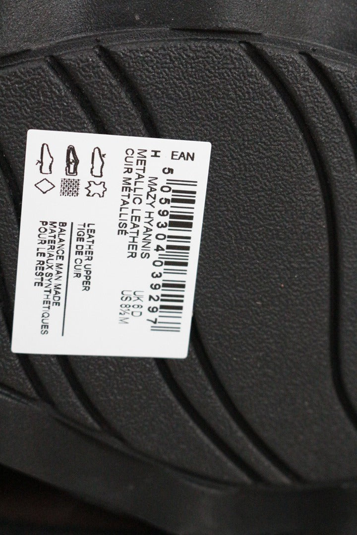Clarks Bottines compensées en cuir métallisé marron 39.5 10