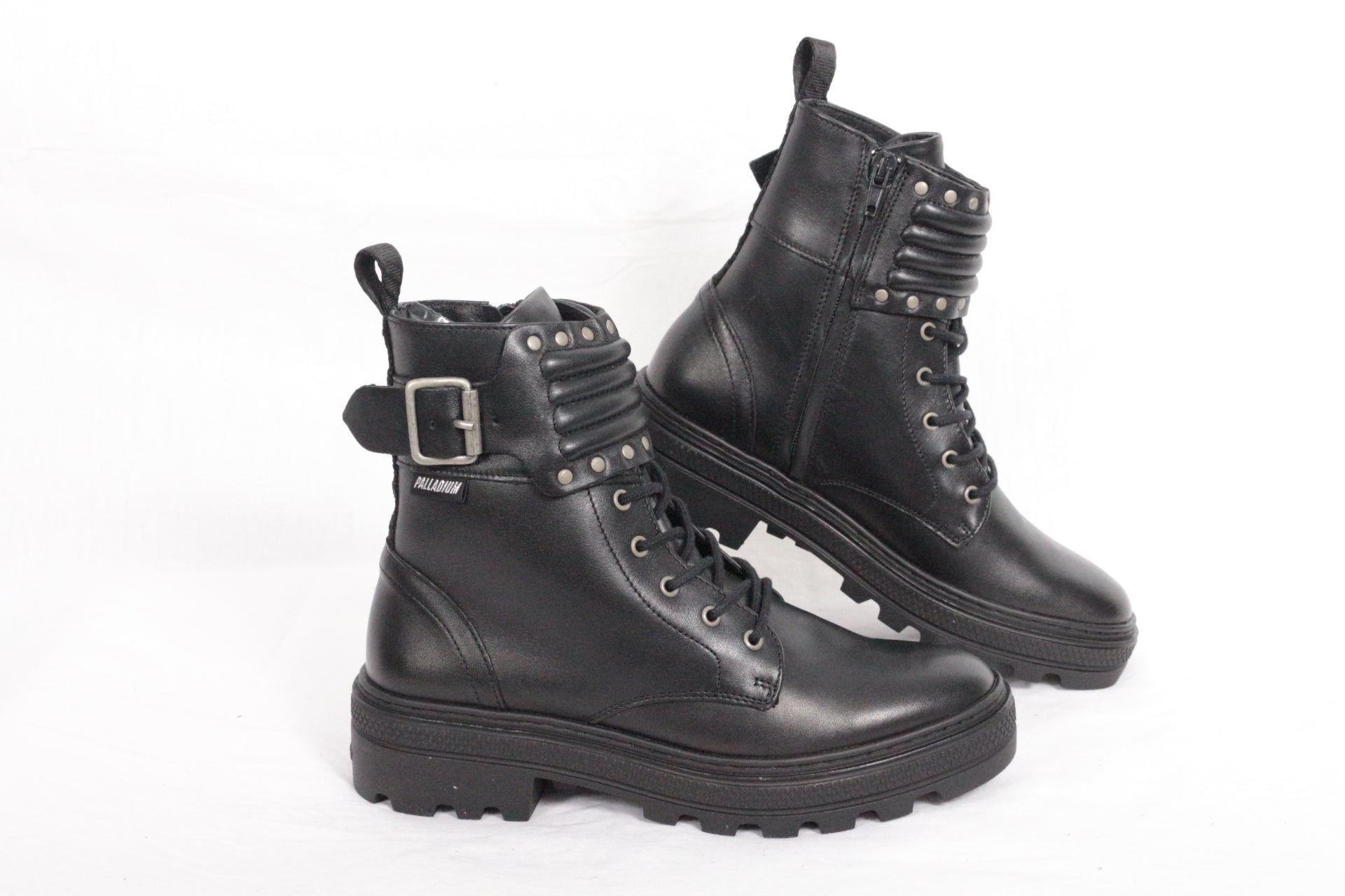Palladium Bottines Cuir Noir   Neuf