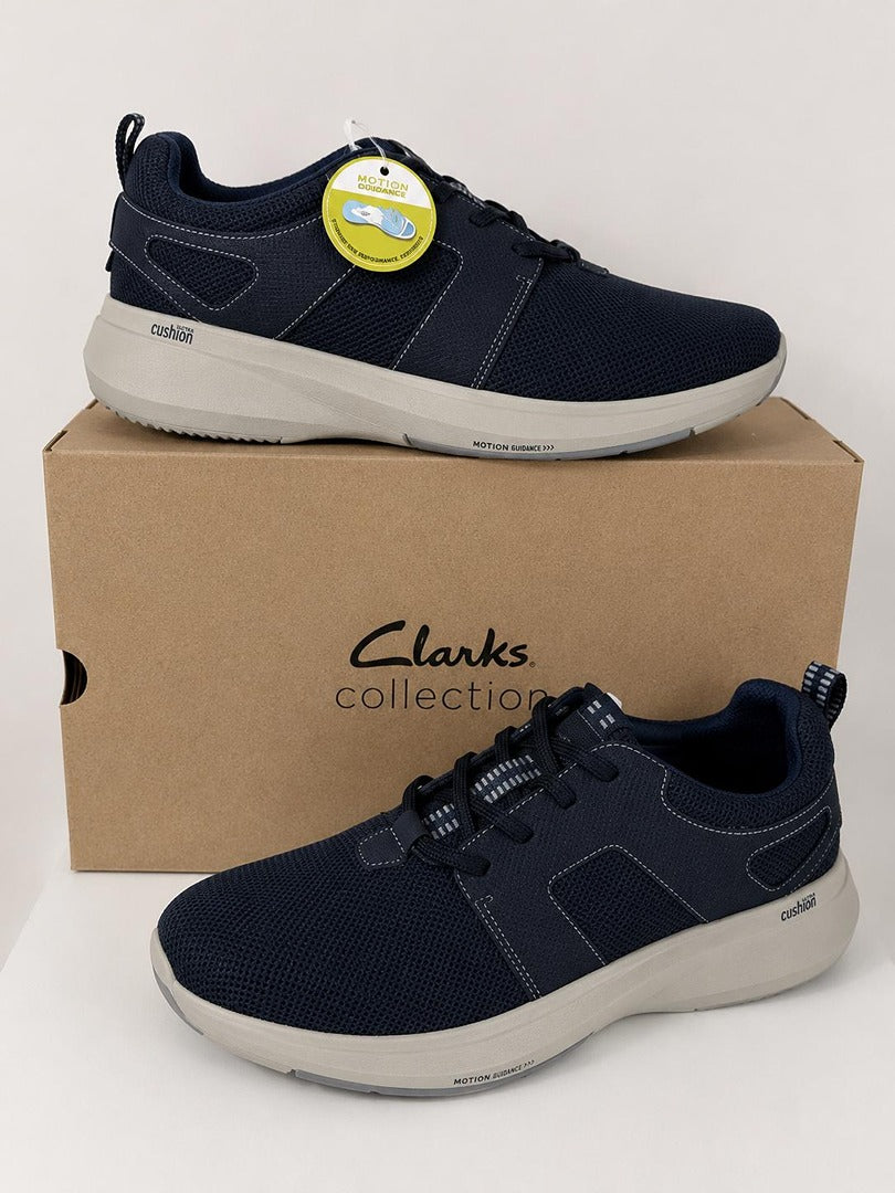 Baskets Clarks Lehman Tie bleu marine 44.5 1