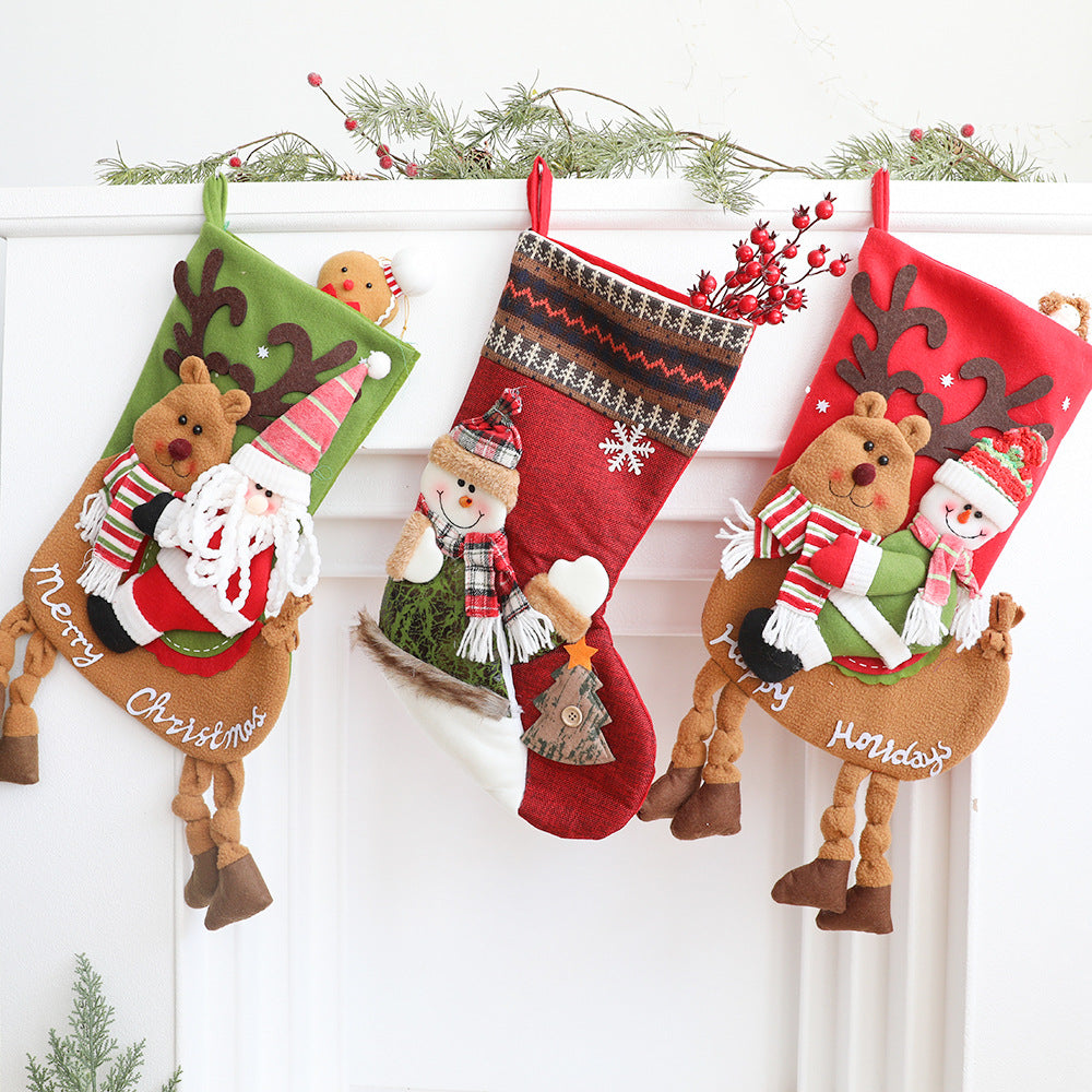 Grande chaussette de Noël 3D – photo 1 – Frippin'Dealz