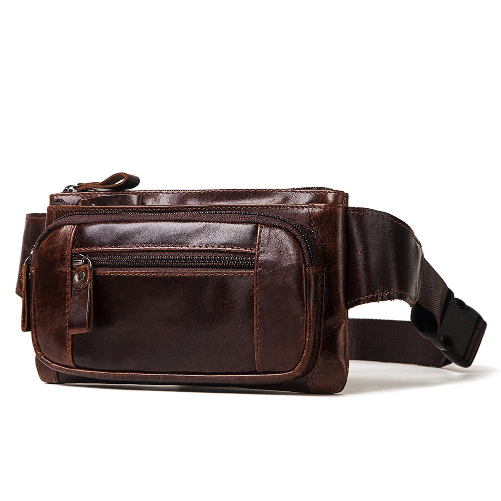 Sacoche banane homme cuir vintage – photo 1 – Frippin'Dealz