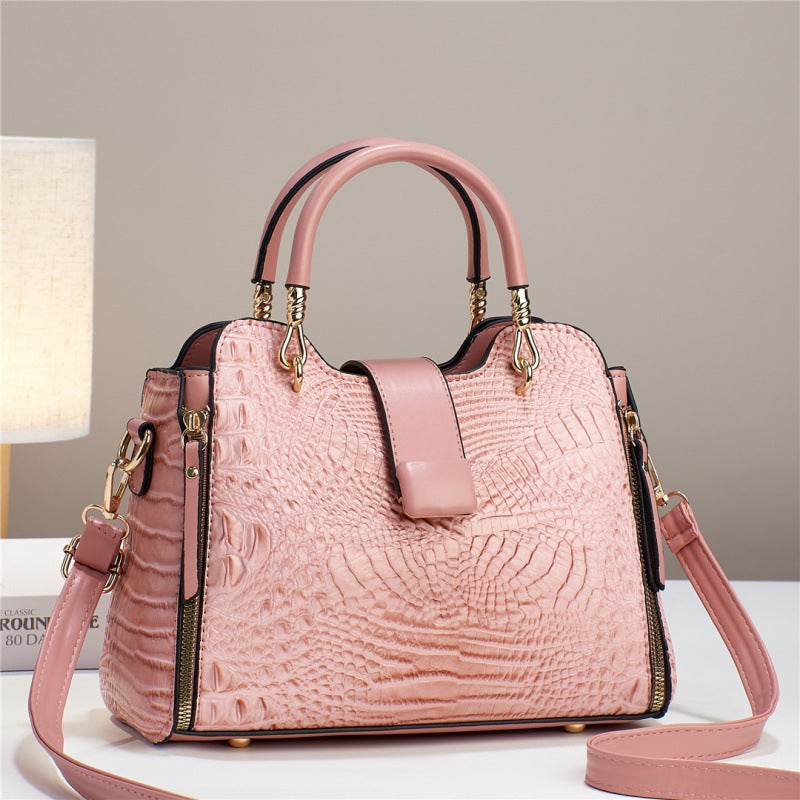 Sac à main effet croco en similicuir – photo 4 – Frippin'Dealz