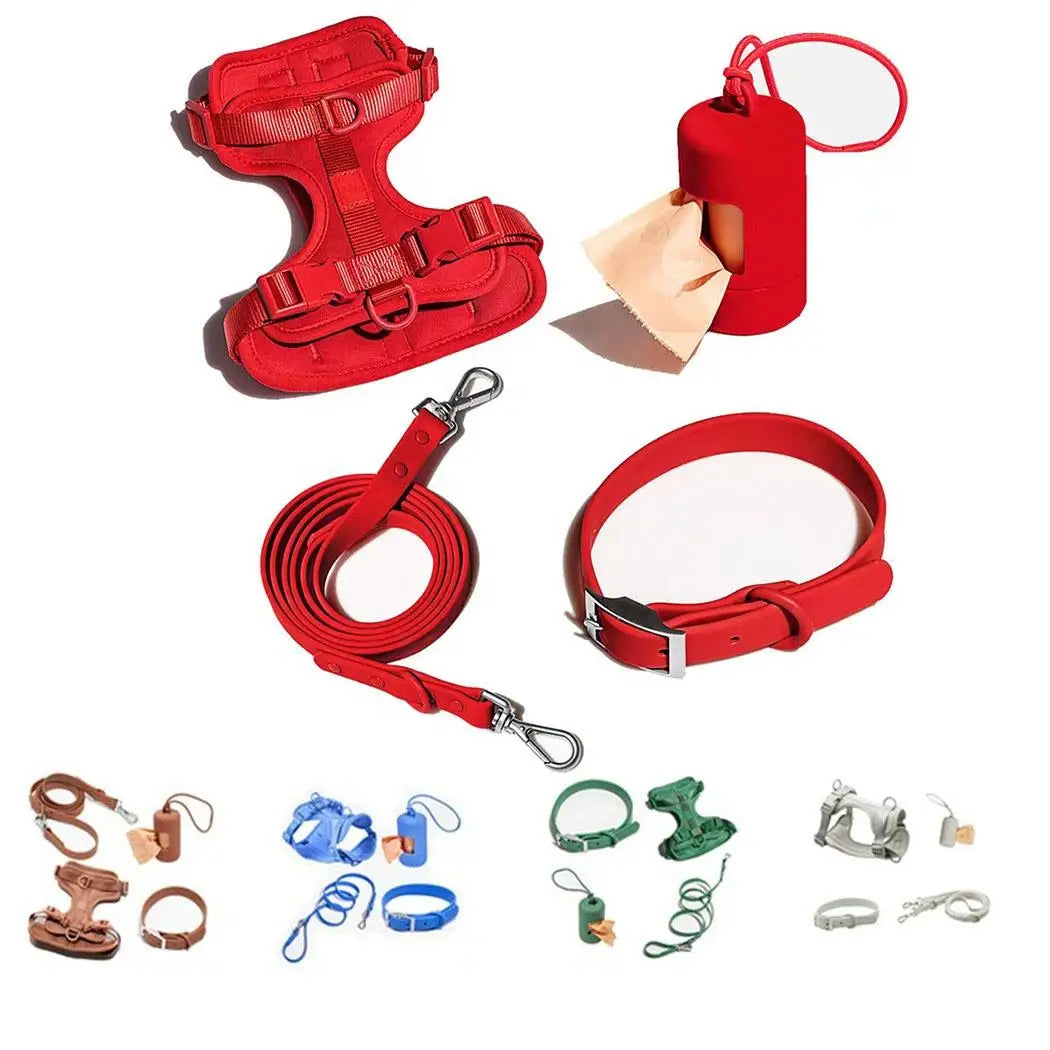 Set harnais, laisse et collier imperméables pour chien – photo 5 – Frippin'Dealz