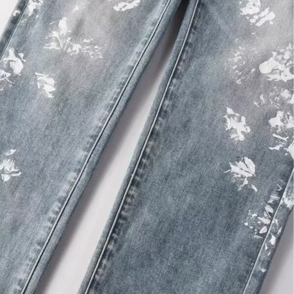 Jean slim stretch décontracté pour homme, style urbain 5