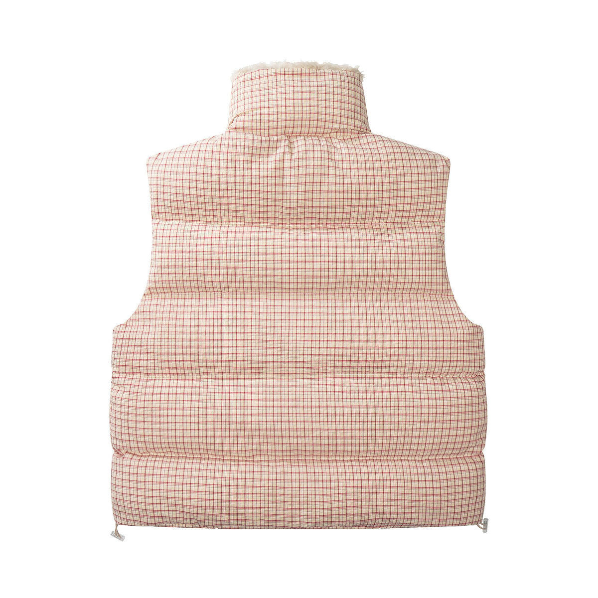 Manteau long sans manches coton col fourrure femme – photo 13 – Frippin'Dealz