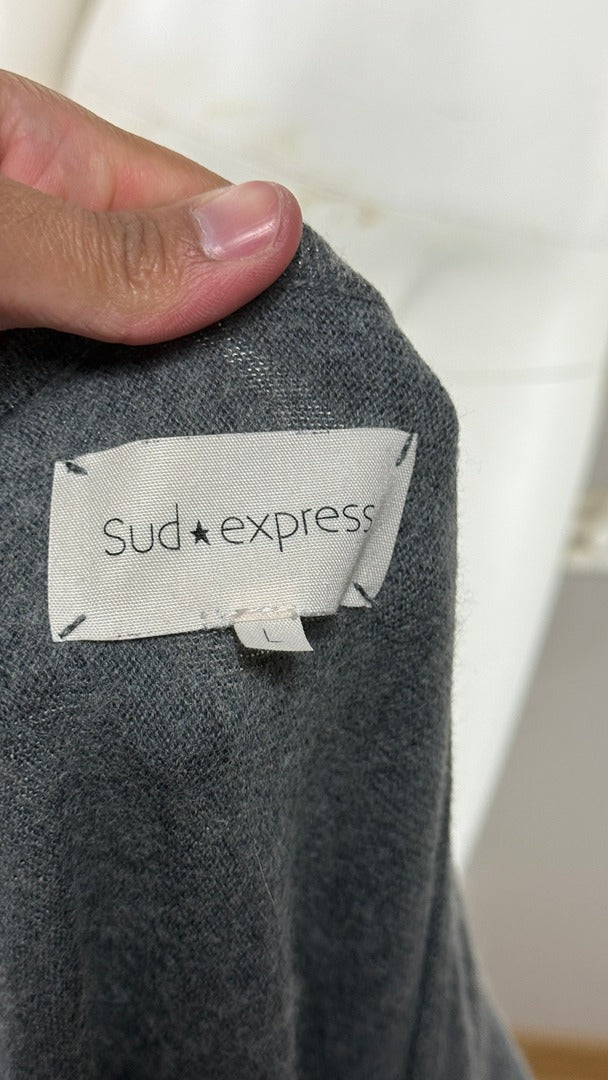 Robe pull Sud Express gris chiné L coquette 10