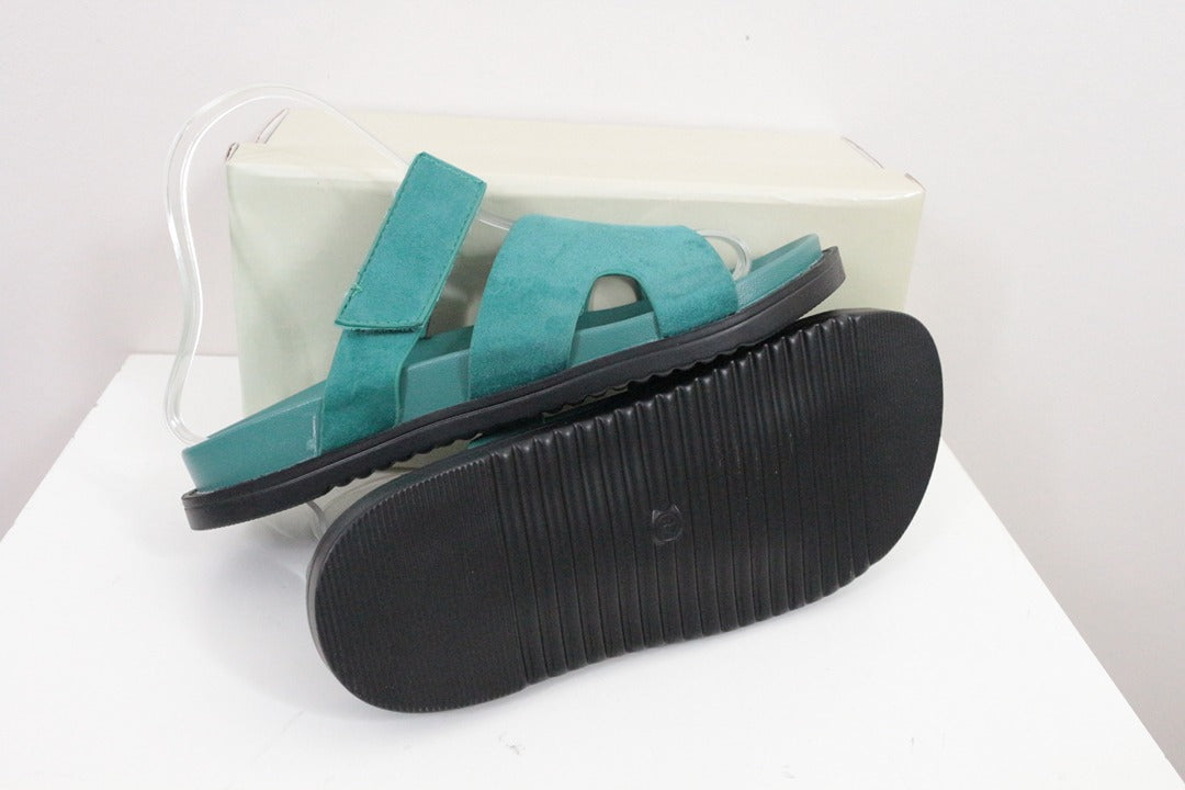 Sandales Findlay Vert turquoise Effet Daim Neuves 37 6