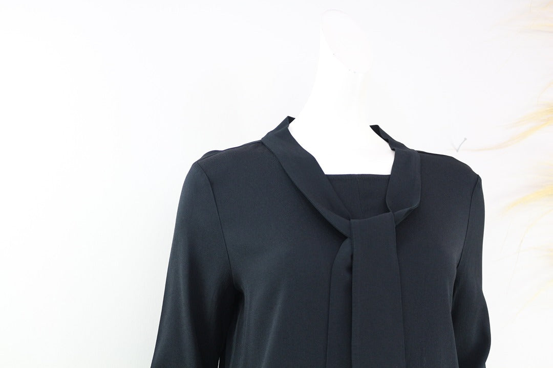 Robe noire Twinset Simona Barbieri chic vintage 90s M 3