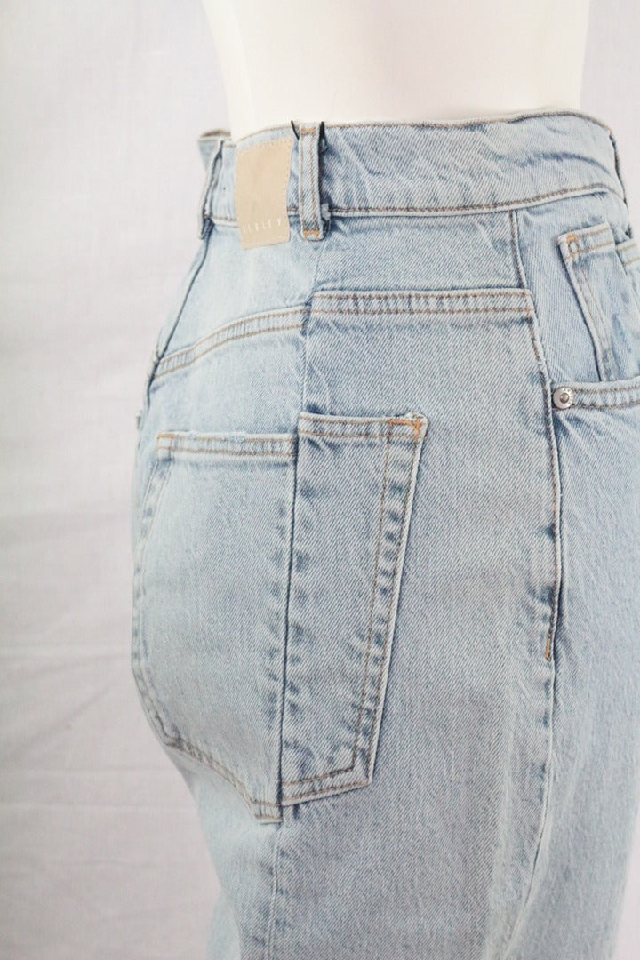 Jean Sisley droit bleu clair taille 33 - Neuf avec étiquette 90s vintage 5
