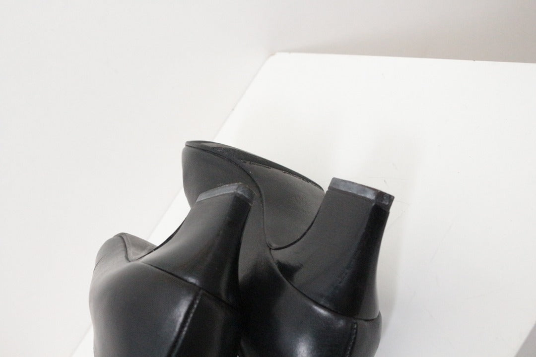 Escarpins noirs Gérard de Paris en cuir talon 5cm taille 36 11